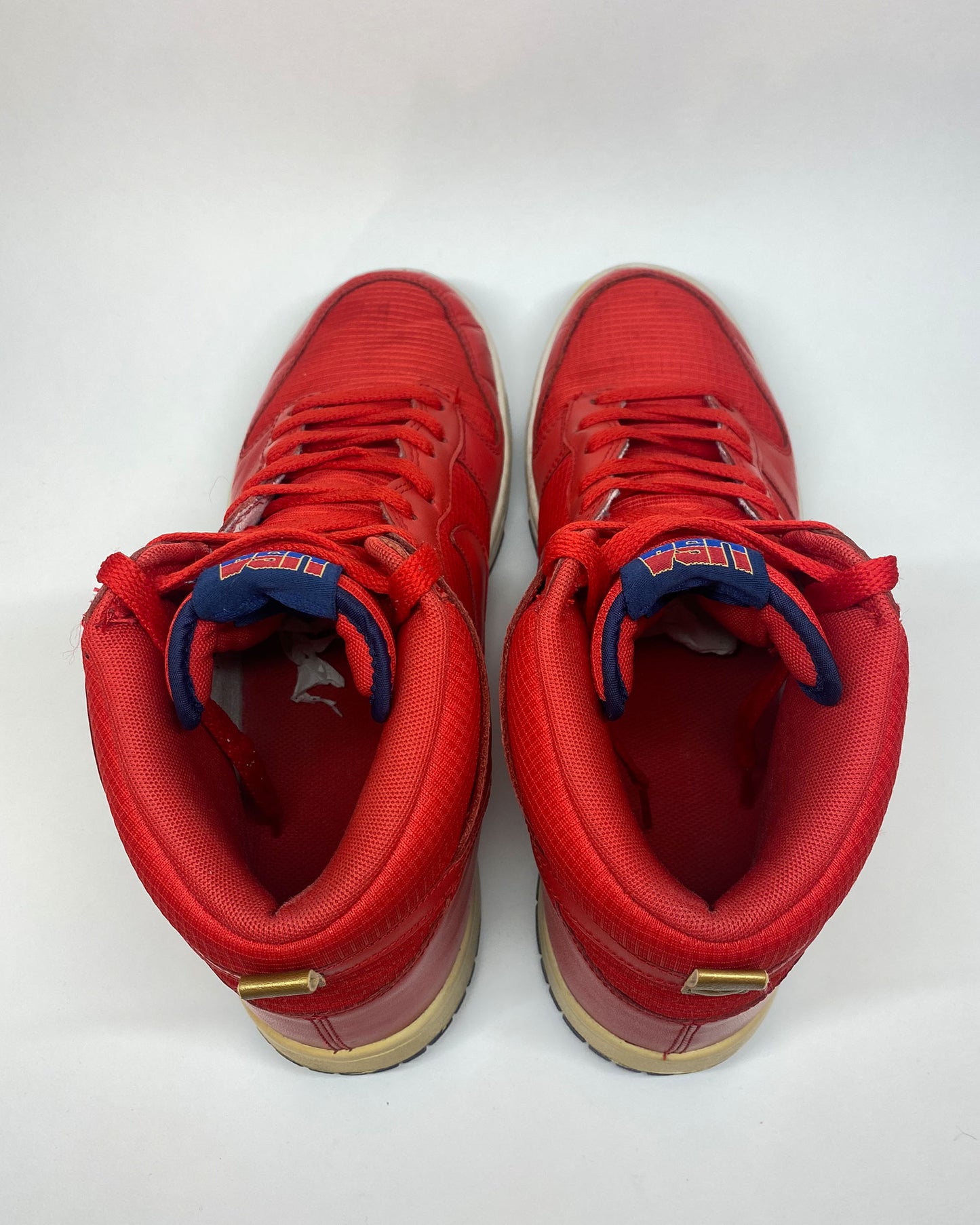 Nike 2012 Dunk High USA Olympic Pac Sneaker Red