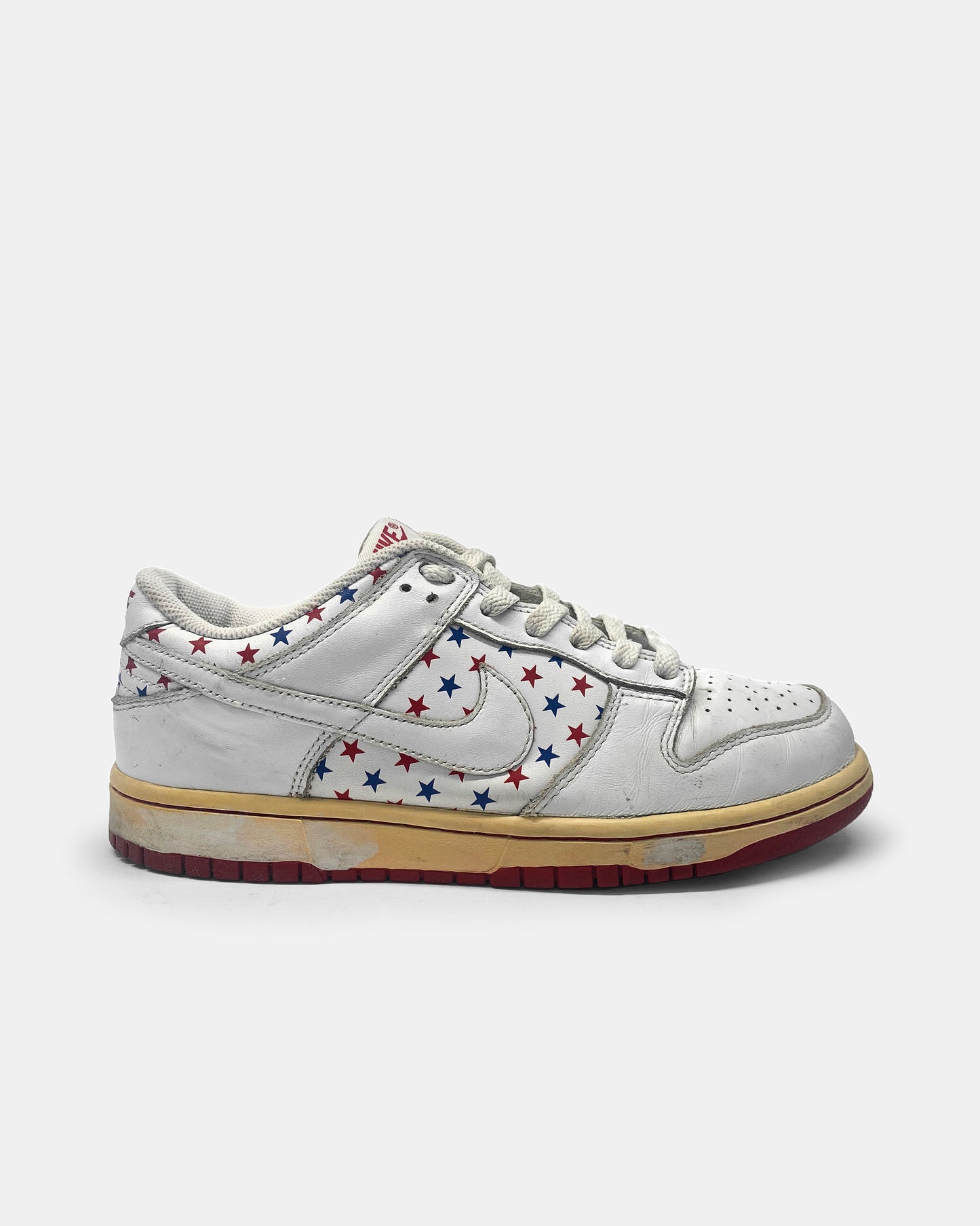 Nike 2005 Dunk Low 4th of July Sneaker White Red Blue