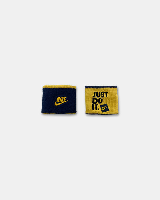Nike 2000s Sweatbands Navy Yellow