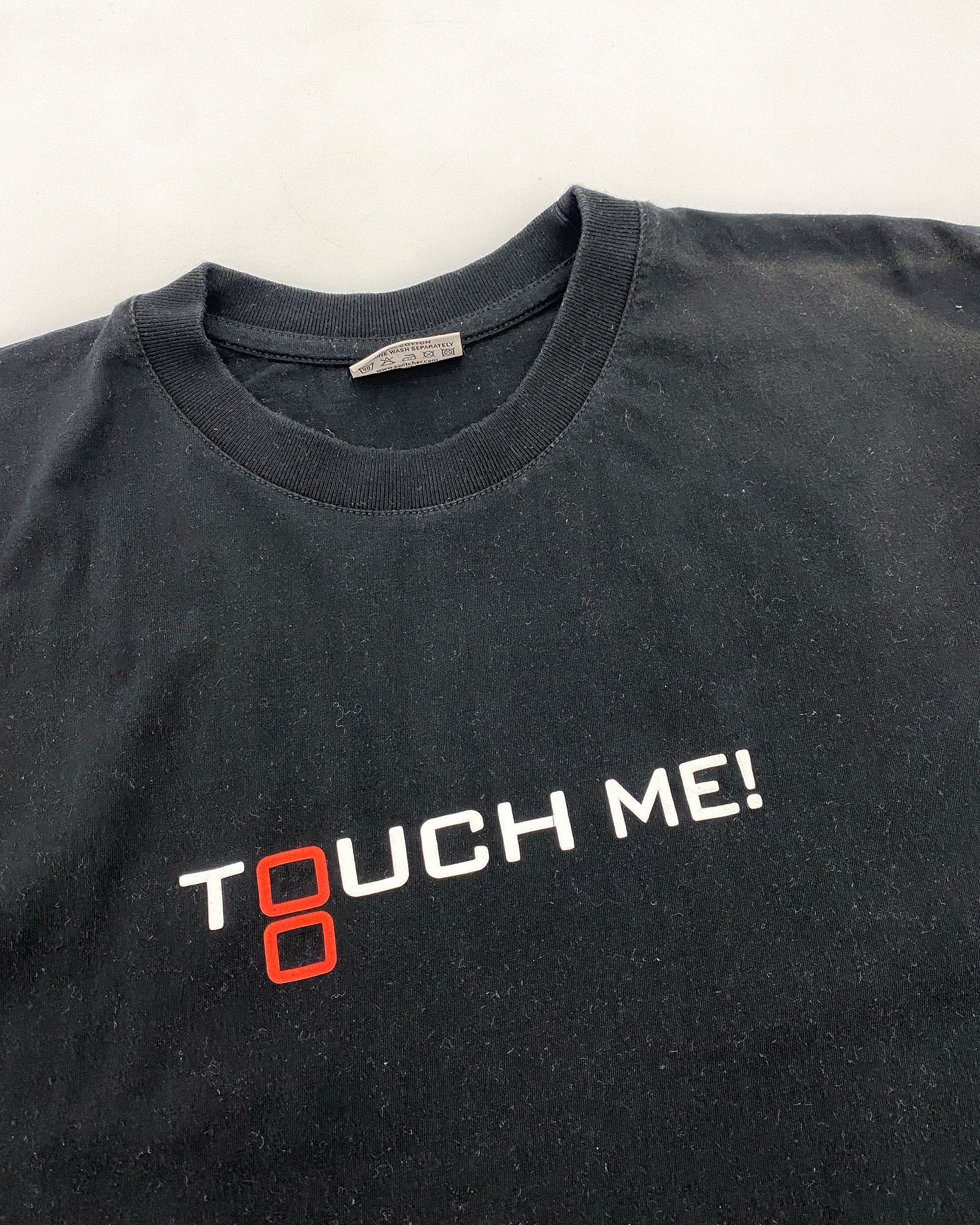 Nintendo 2000s Touch Me T-Shirt Schwarz 