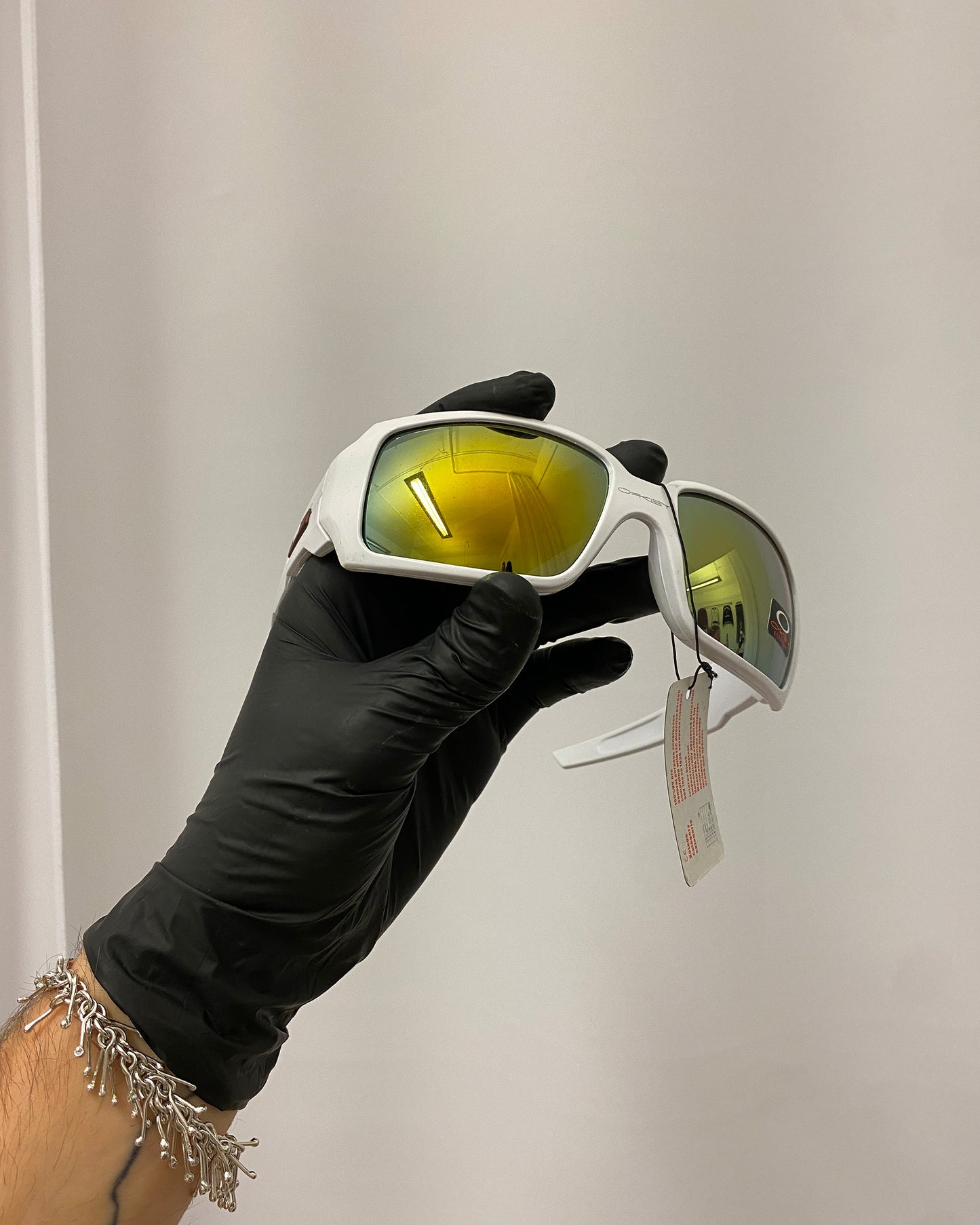 Oakley 2010s Oil Rig Sunglasses White