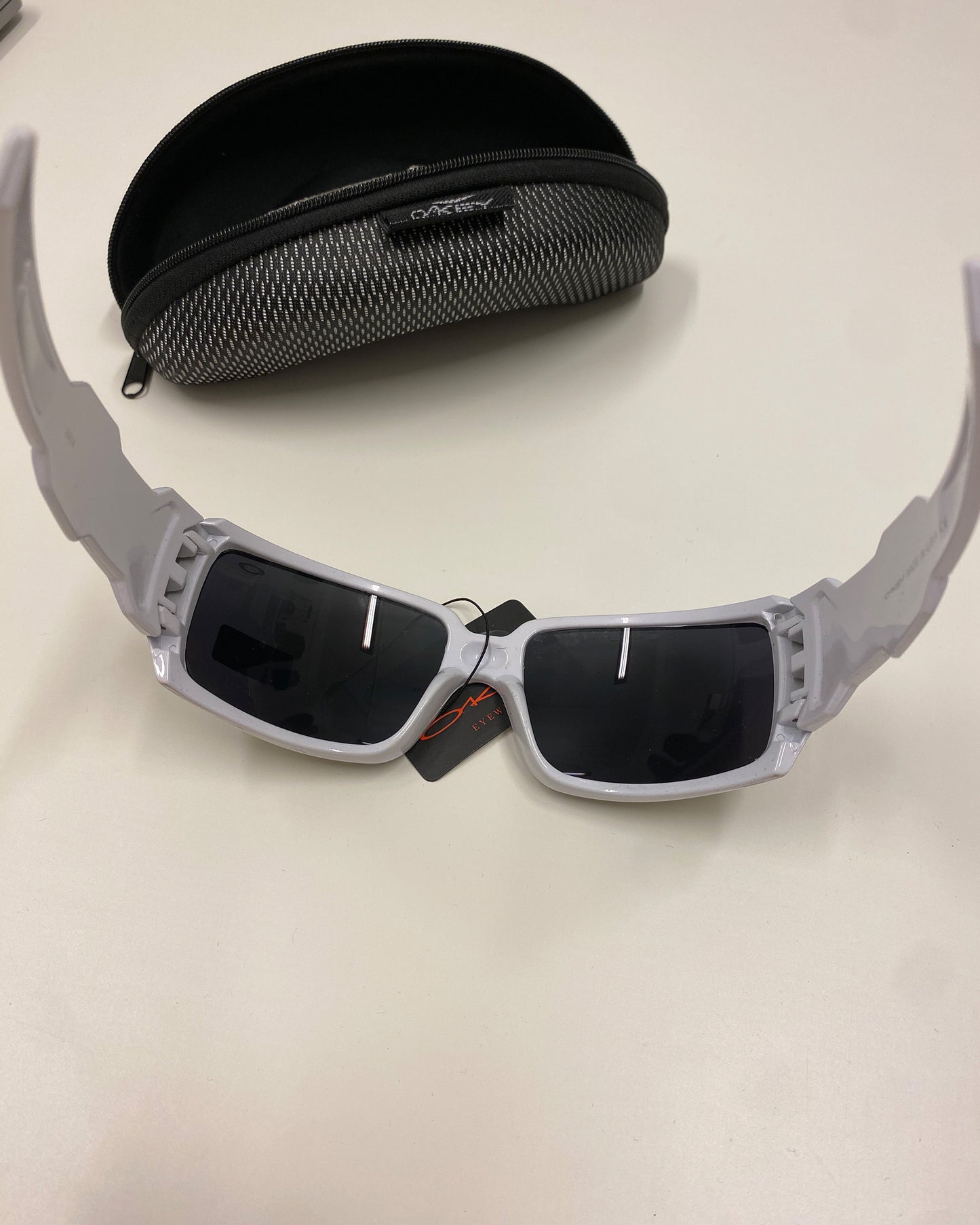 Oakley 2010s Oil Rig Sunglasses White