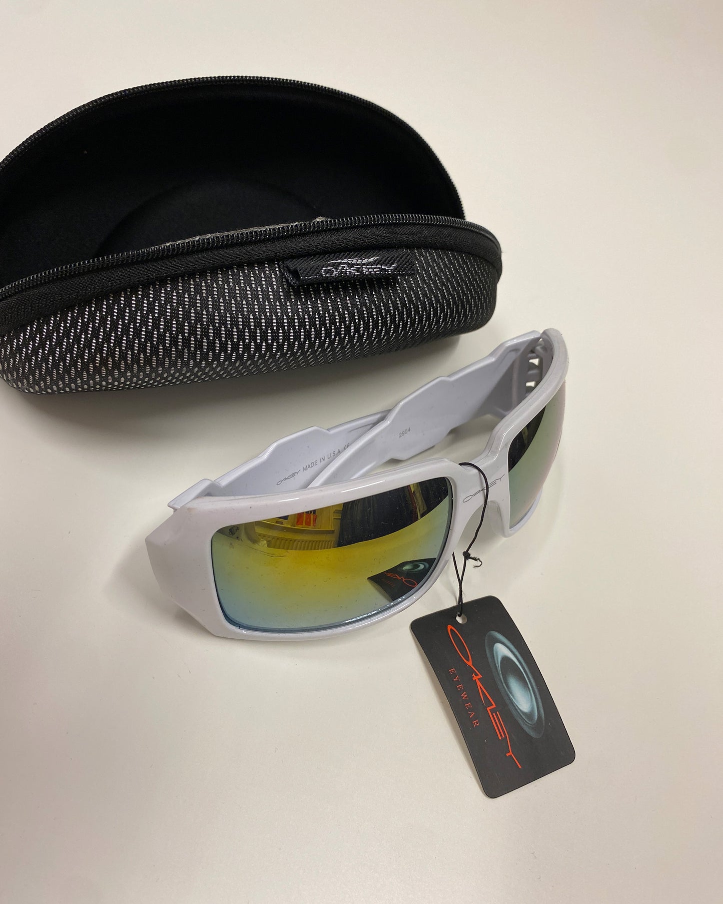 Oakley 2010s Oil Rig Sunglasses White