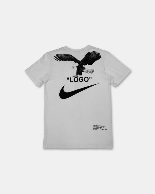 Off-White x Nike AW2018 NRG A6 Blazer Eagle Print T-Shirt White