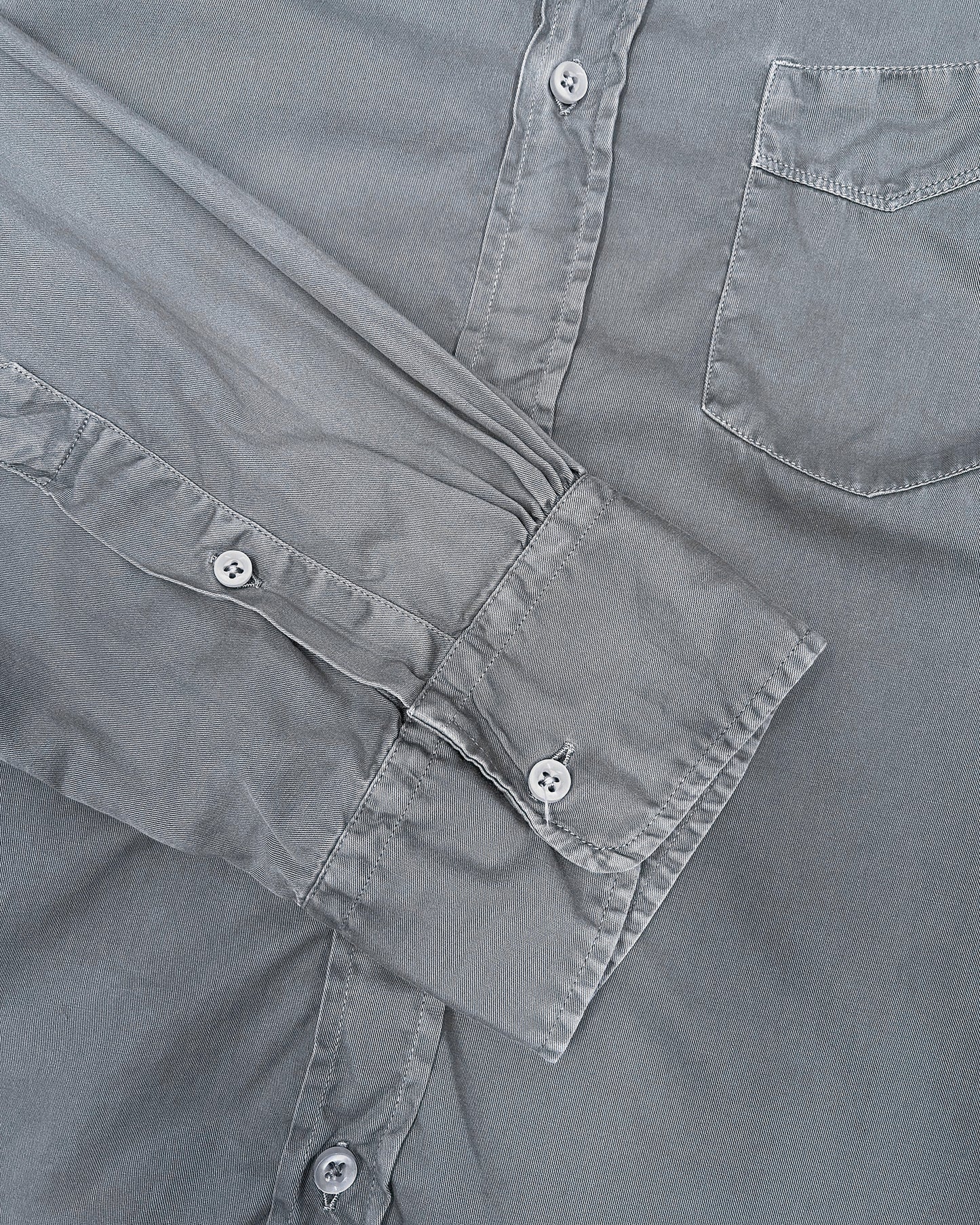 Officine Générale 2010s Chest Pocket Classic Shirt Grey