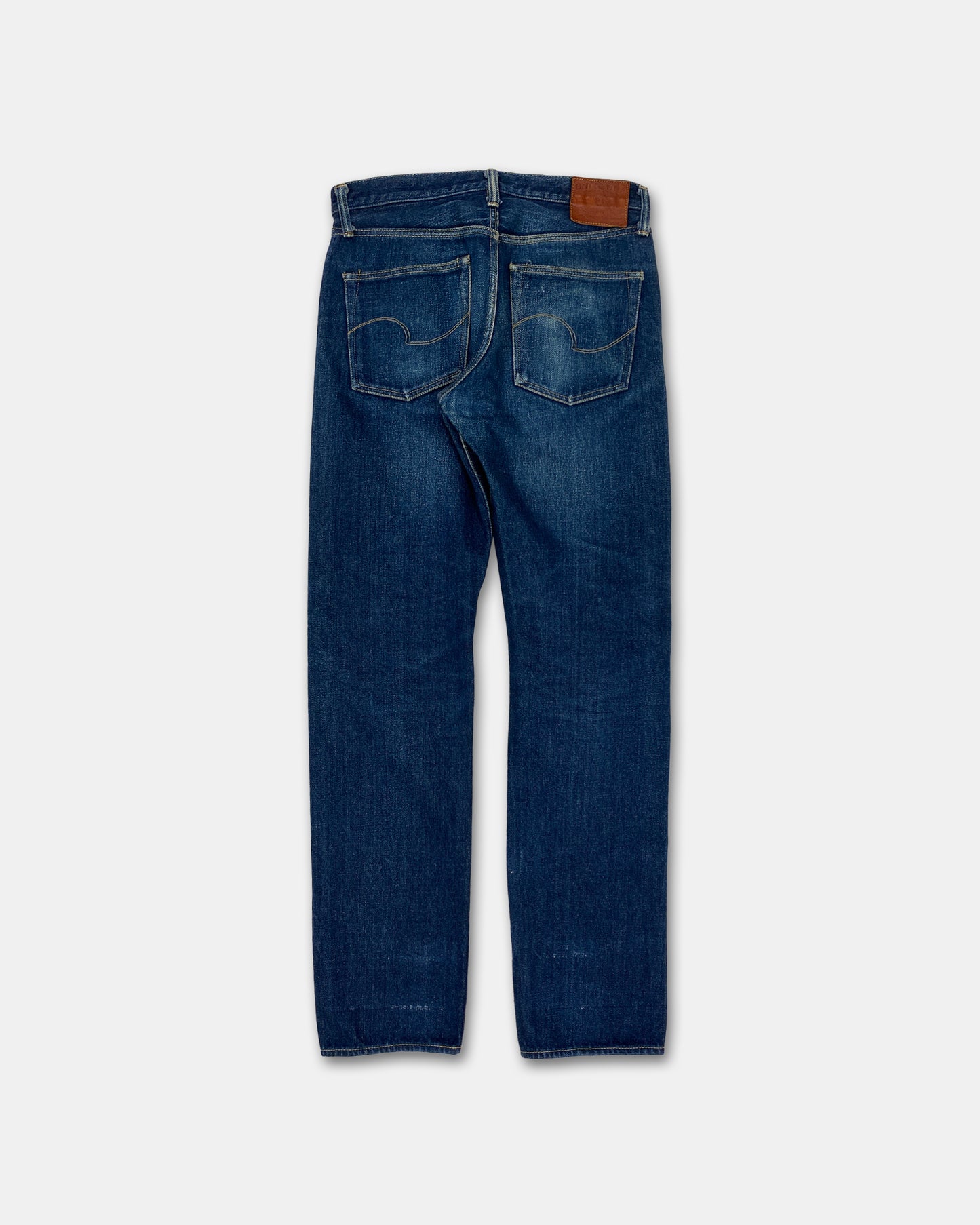 Oni Denim 2010s Heavyweight Selvedge Denim Faded Blue