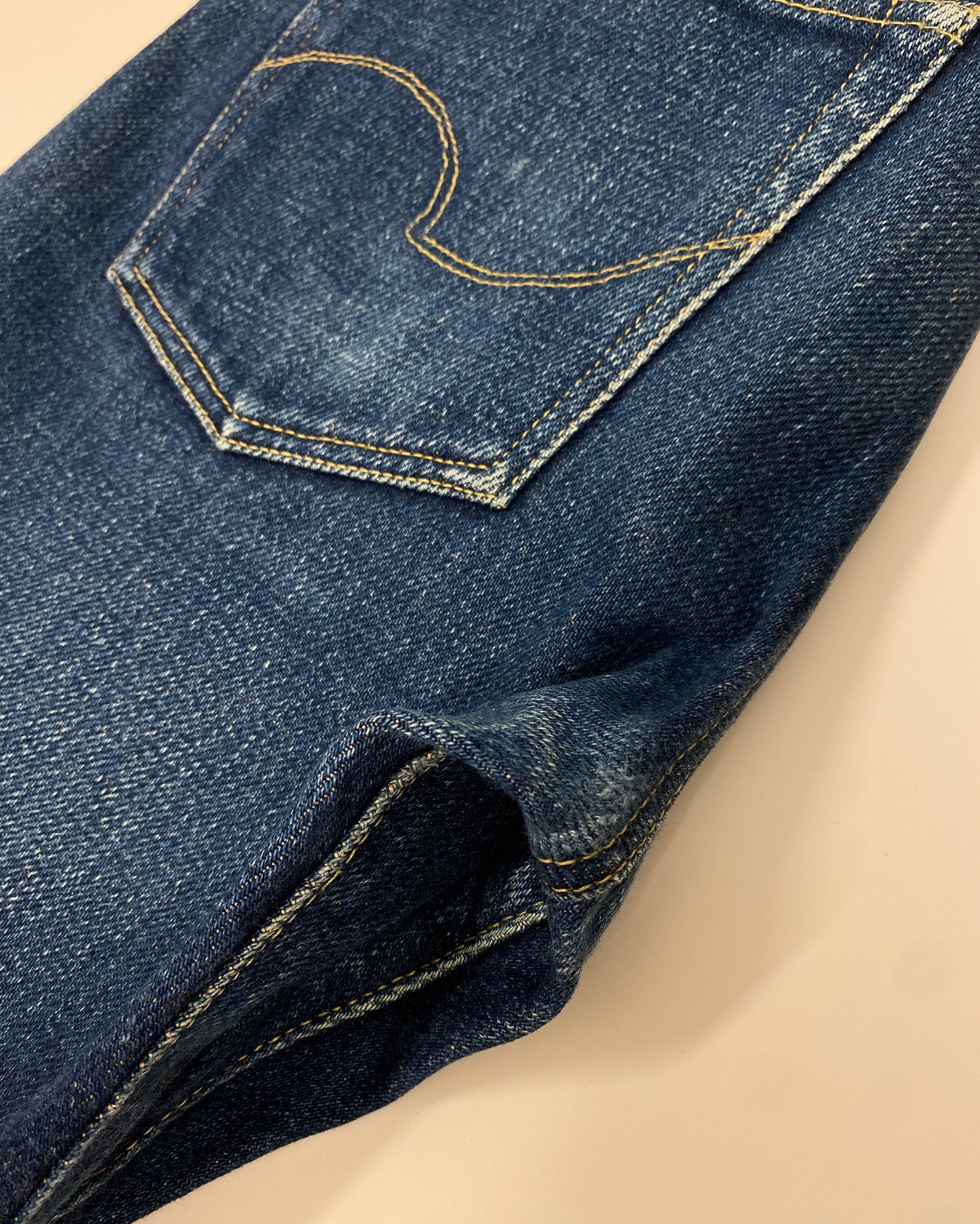 Oni Denim 2010s Heavyweight Selvedge Denim Faded Blue