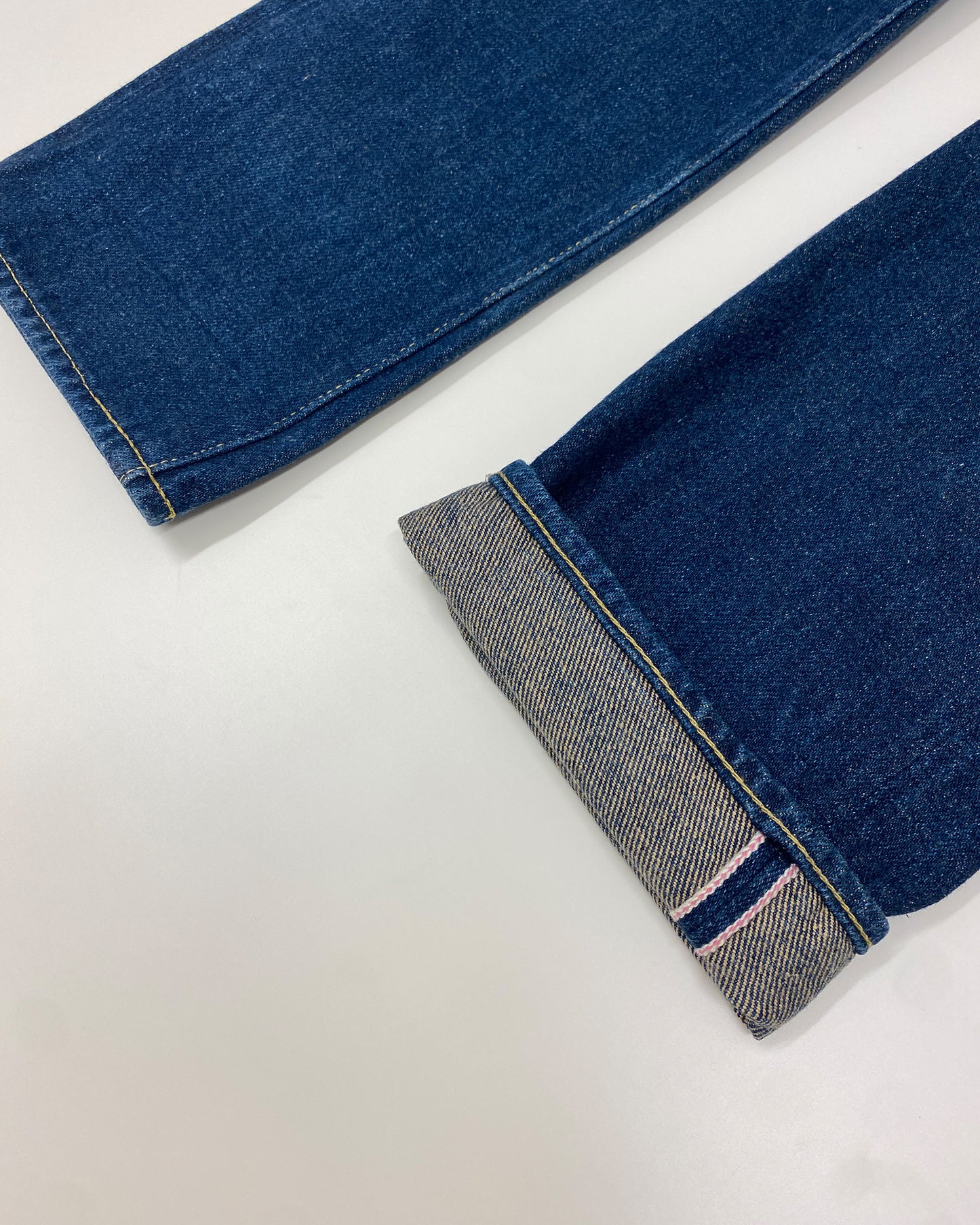 Oni Denim 2010s Heavyweight Selvedge Denim Faded Blue