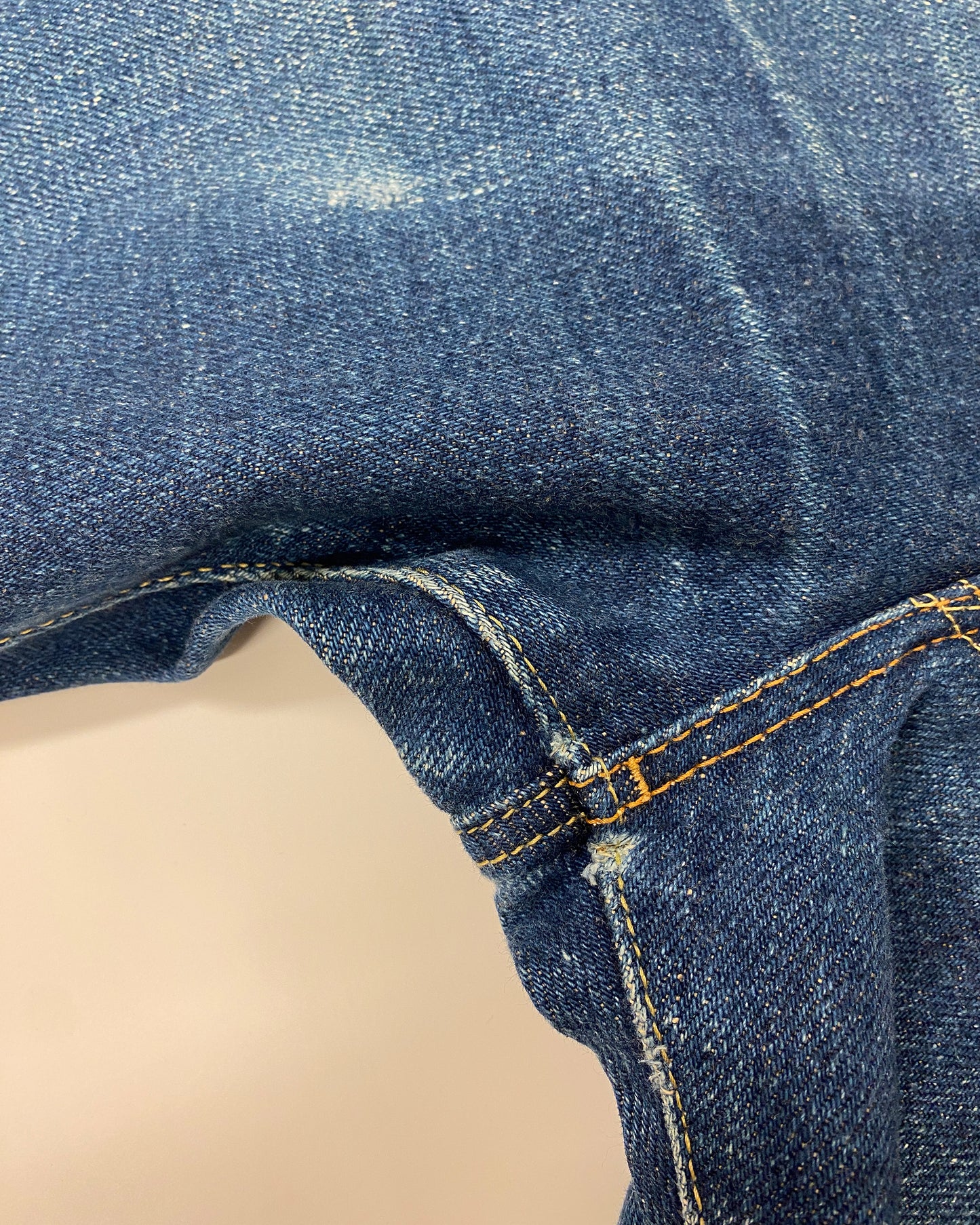 Oni Denim 2010s Heavyweight Selvedge Denim Faded Blue