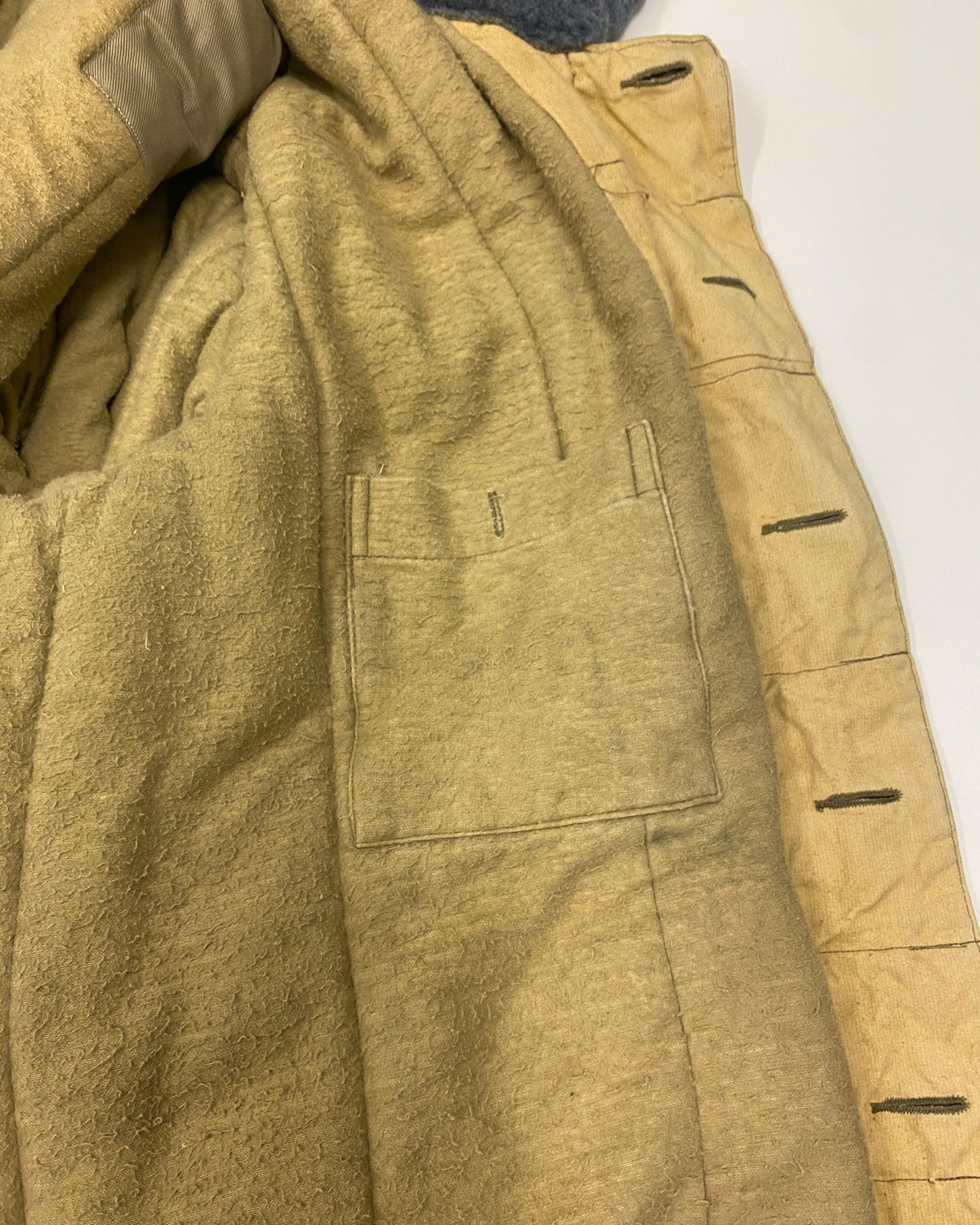 Vintage 1980s USSR Soviet Army Padded Parka Jacket Yellow