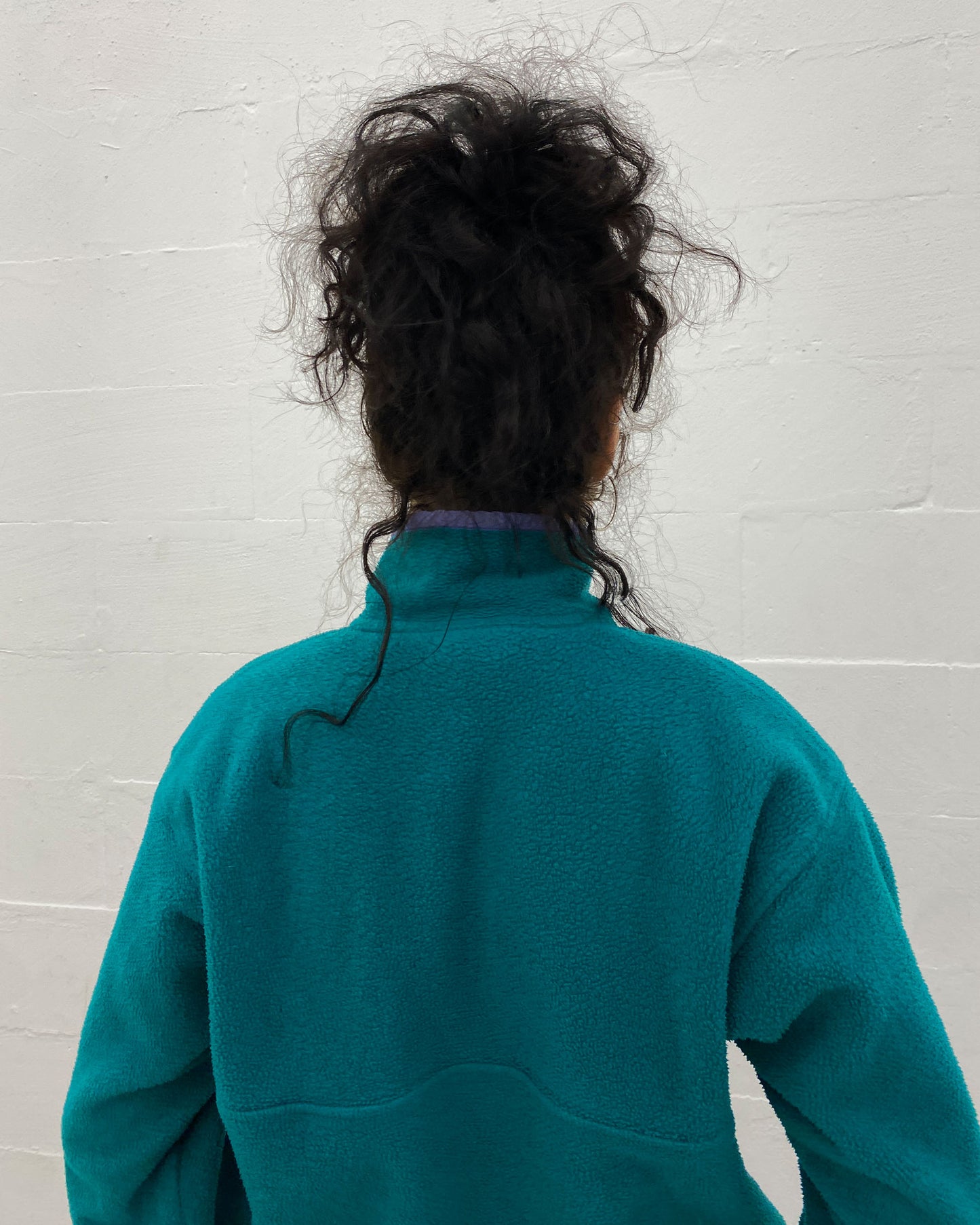 Patagonia 1990s Fleece Sweater Teal Green