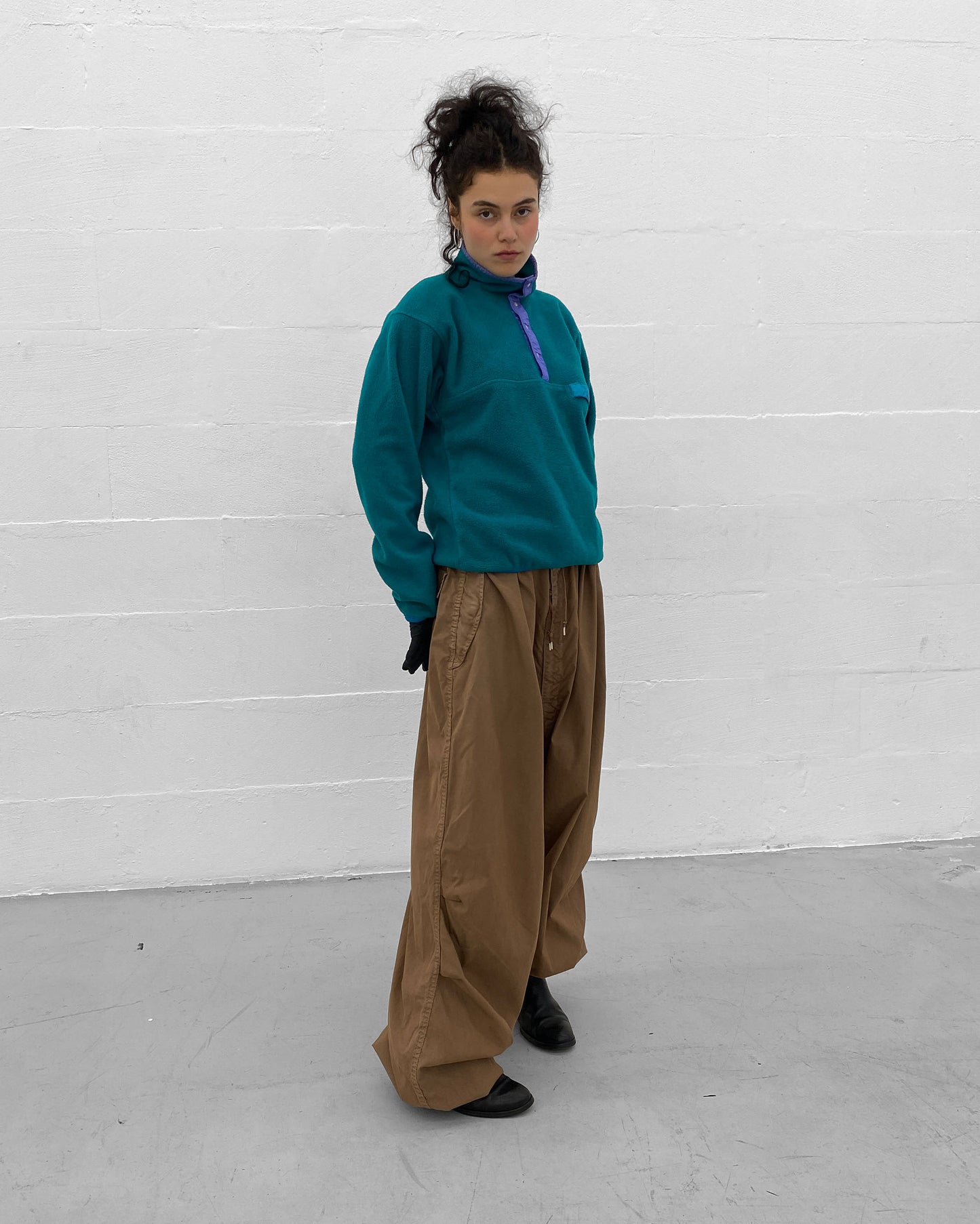 Patagonia 1990s Fleece Sweater Teal Green