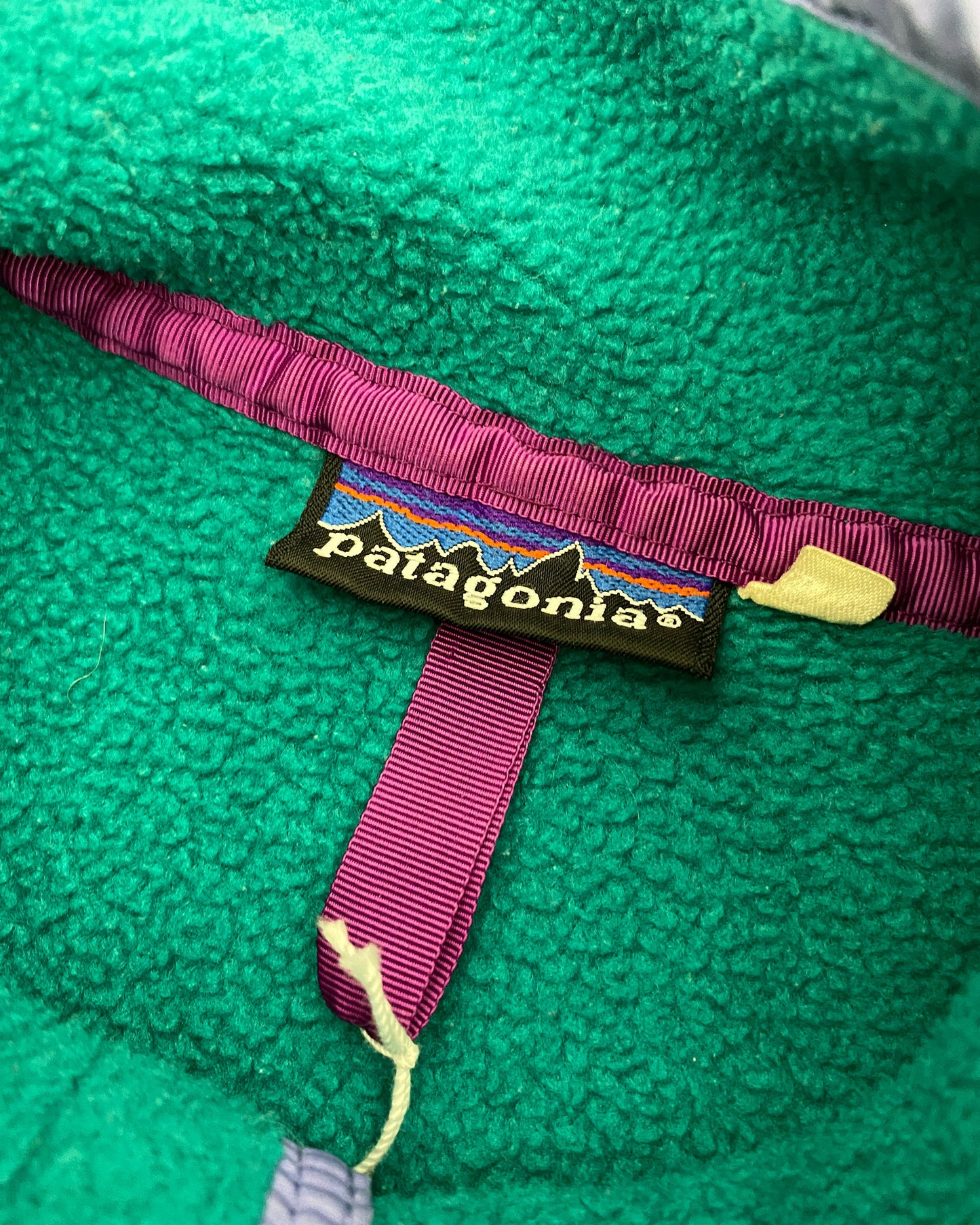 Patagonia 1990s Fleece Sweater Teal Green