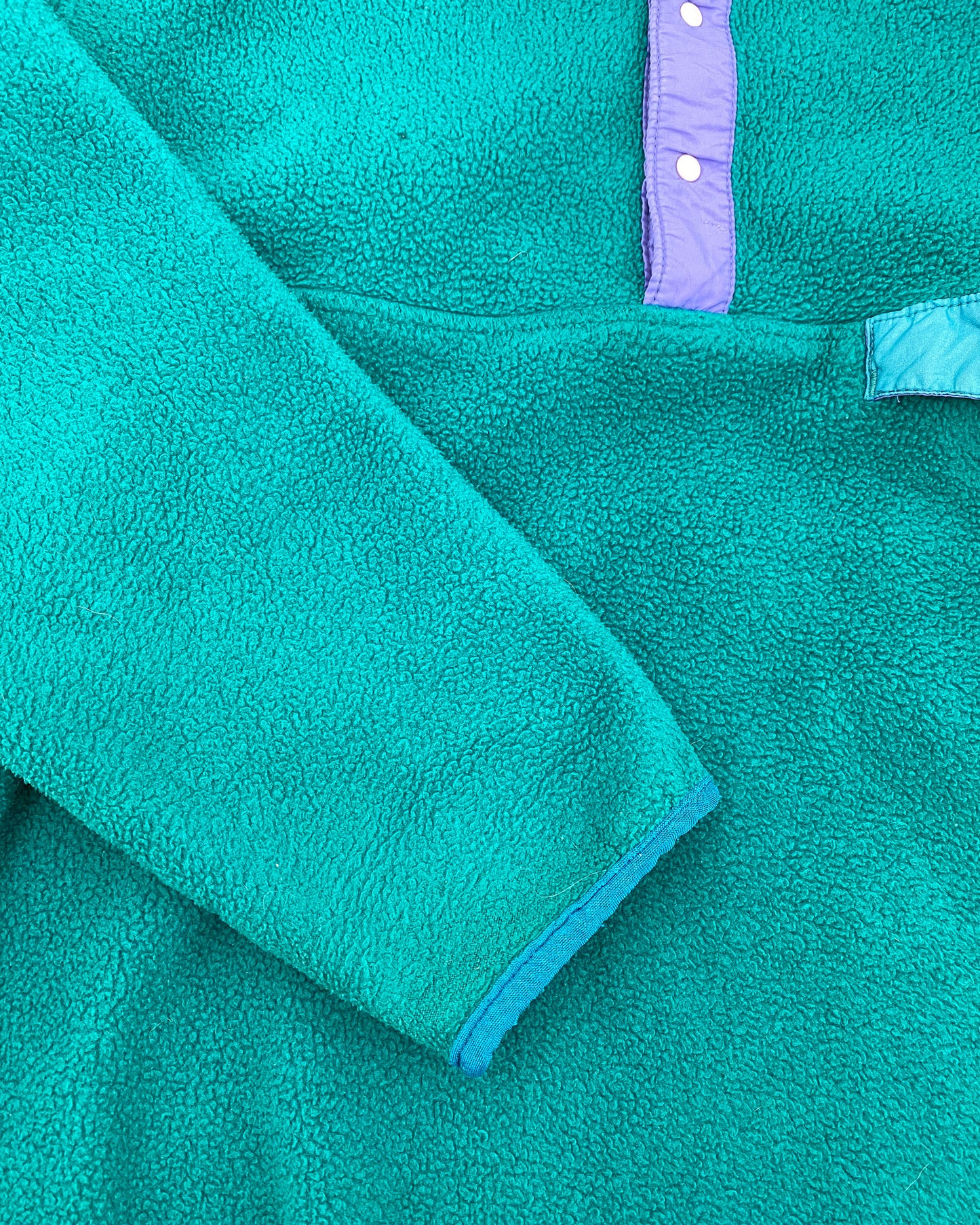 Patagonia 1990s Fleece Sweater Teal Green