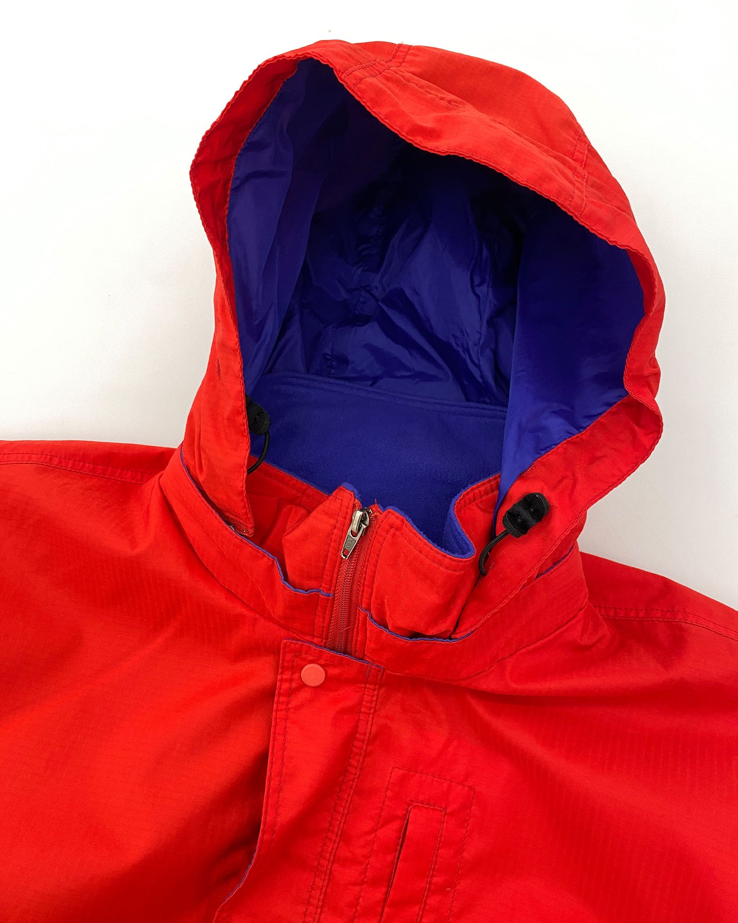Patagonia SS1993 Made in USA Ripstop Hooded Jacket Red