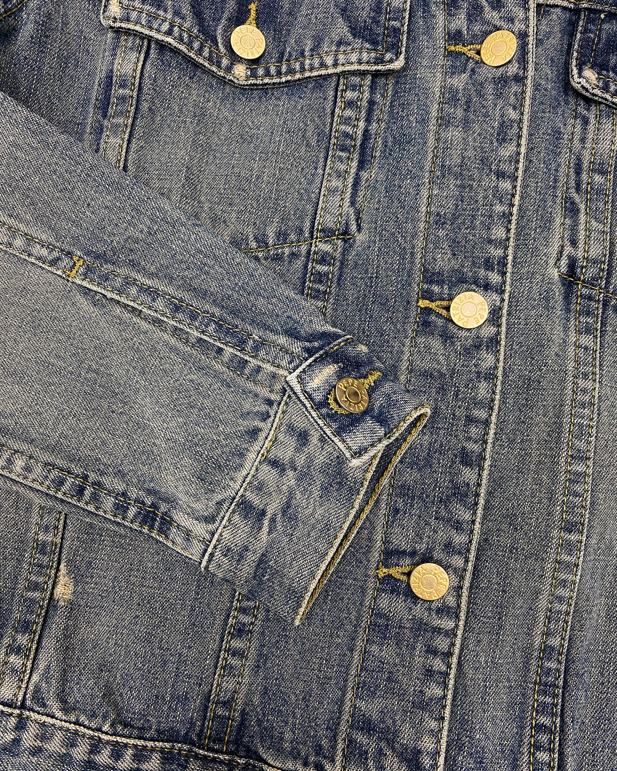 Patrizia Pepe 2000s Classic Denim Jacket Blue