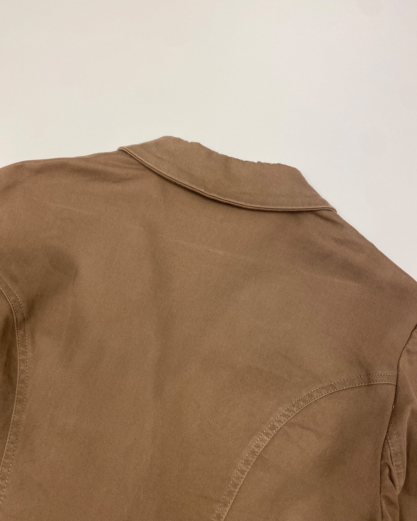 Patrizia Pepe 1990s Safari Jacket Brown