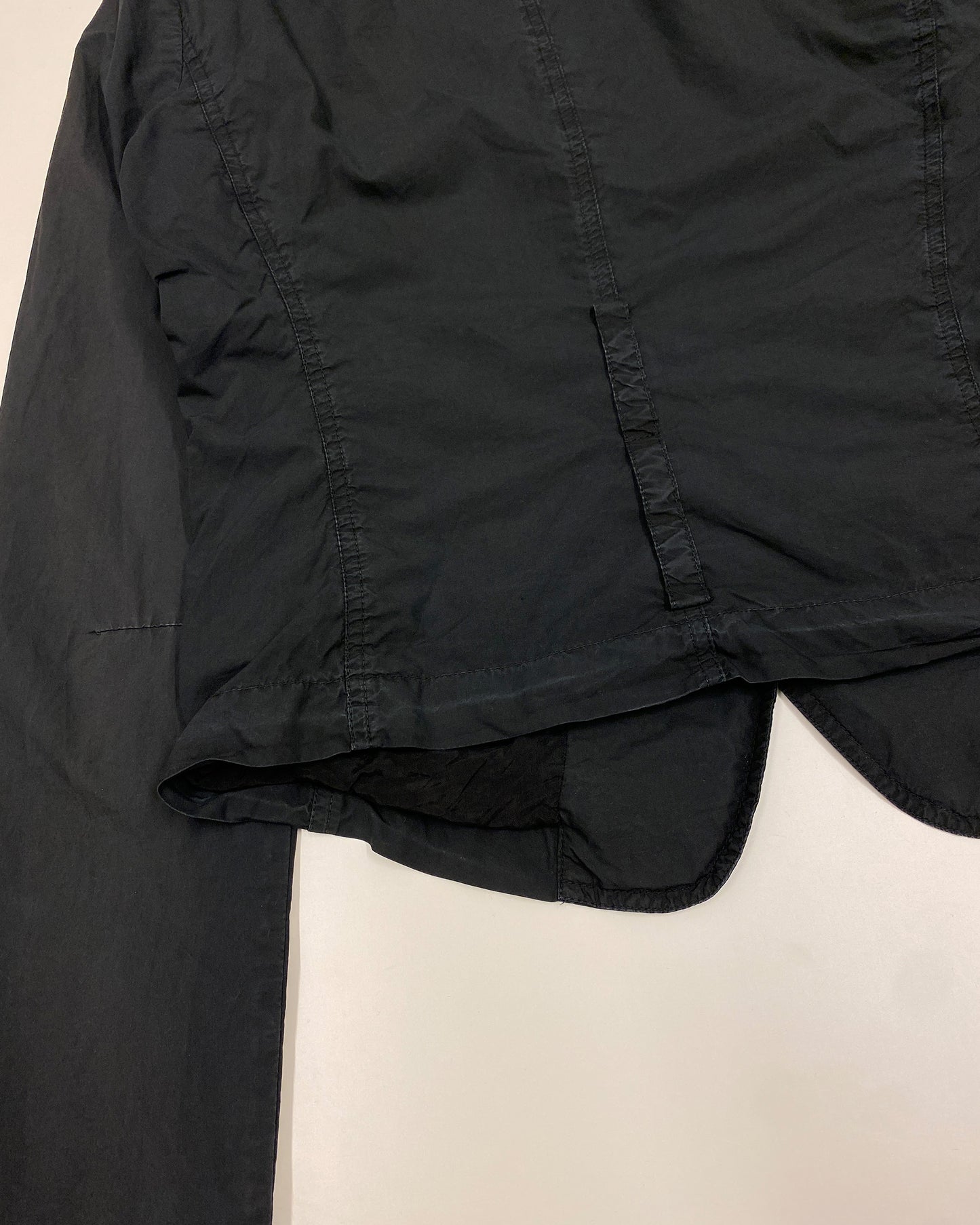 Patrizia Pepe 2000s Cotton Blazer Jacket Black