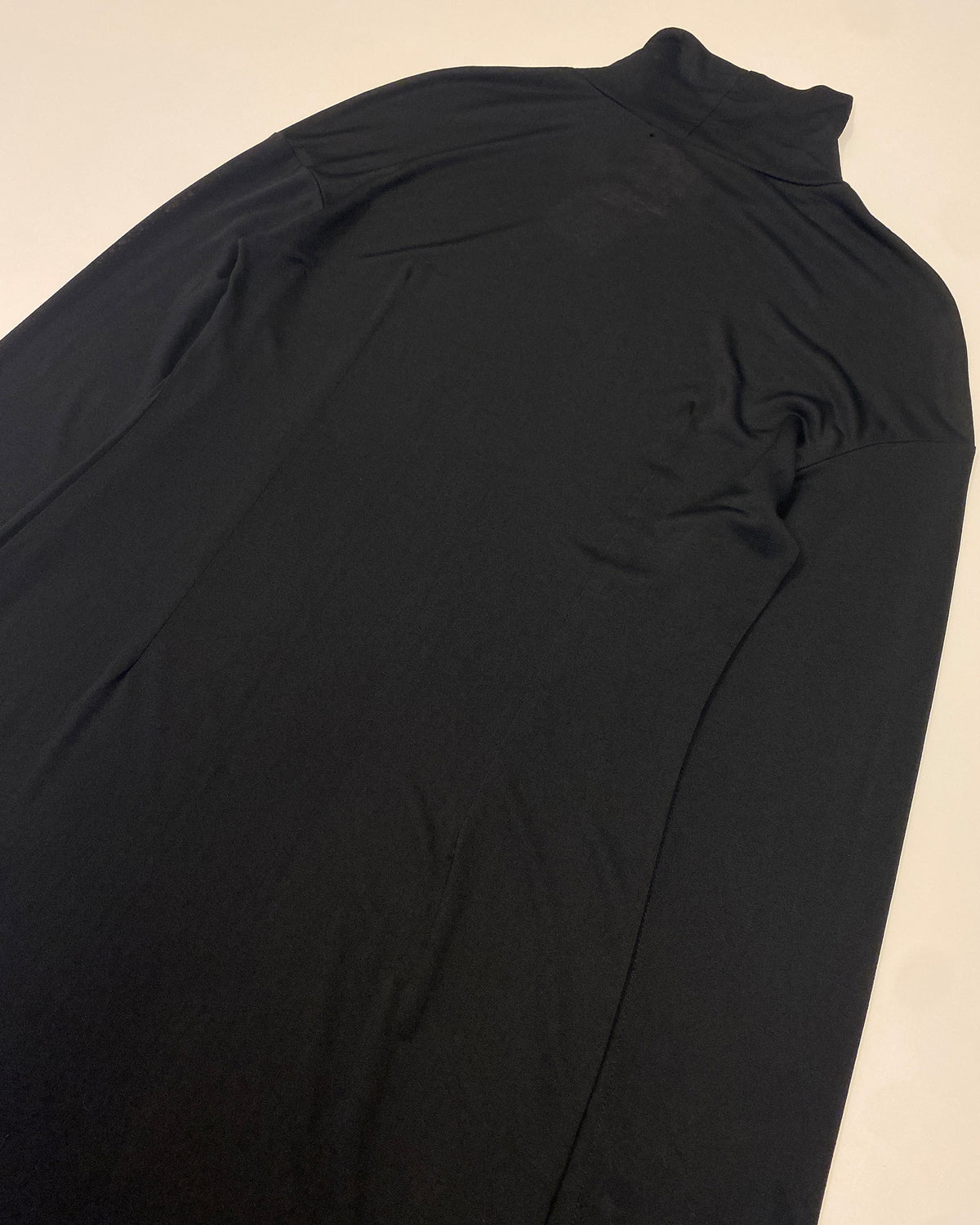 Patrizia Pepe 2000s Sleeve Slit Turtle Neck Longsleeve Dress Black