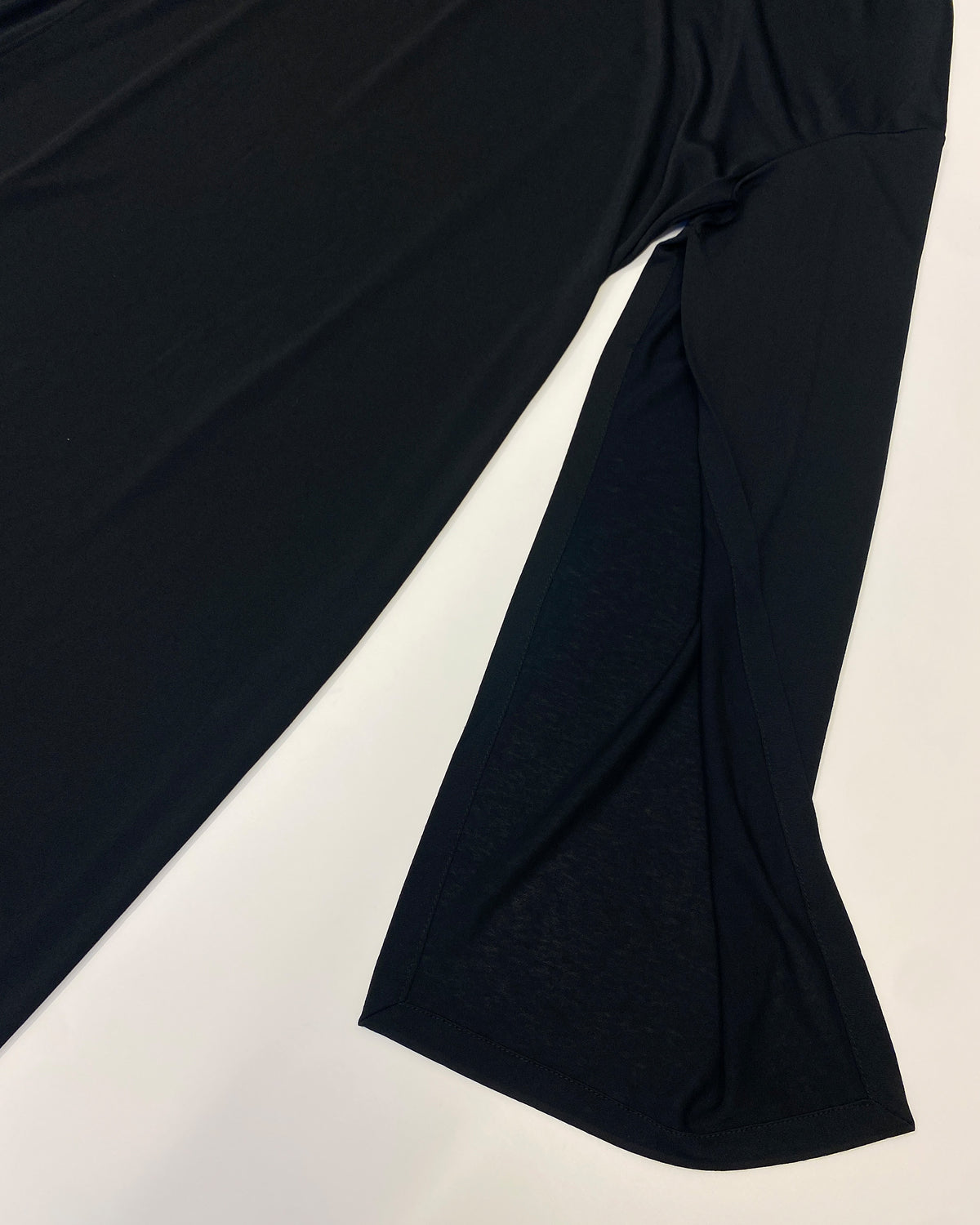 Patrizia Pepe 2000s Sleeve Slit Turtle Neck Longsleeve Dress Black