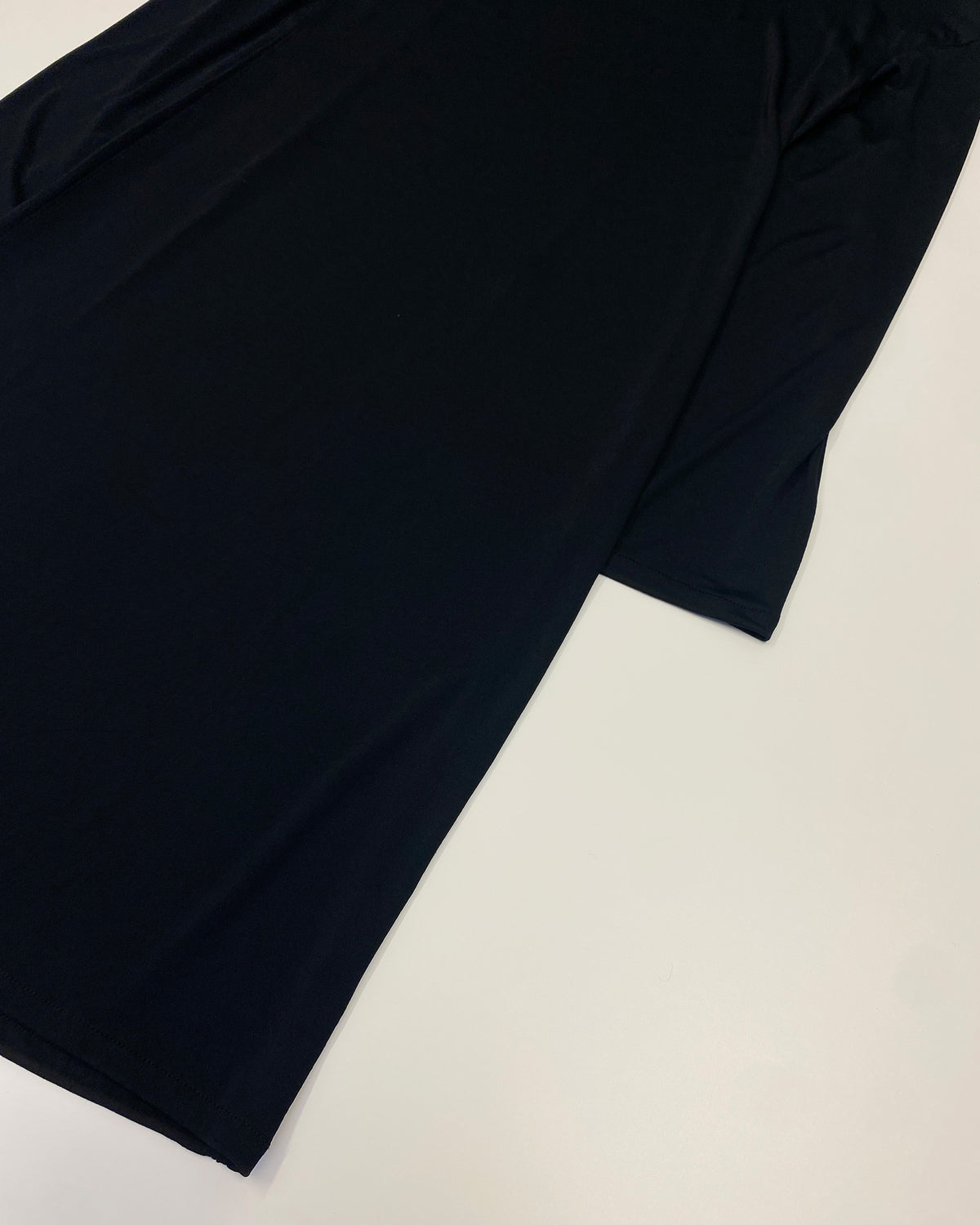 Patrizia Pepe 2000s Sleeve Slit Turtle Neck Longsleeve Dress Black