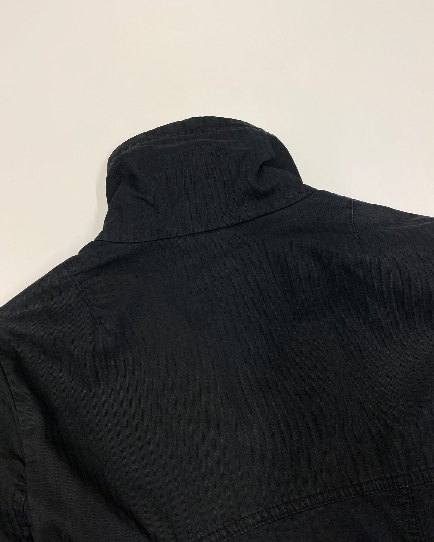 Patrizia Pepe 2000s Double Breasted Short Coat Jacket Black