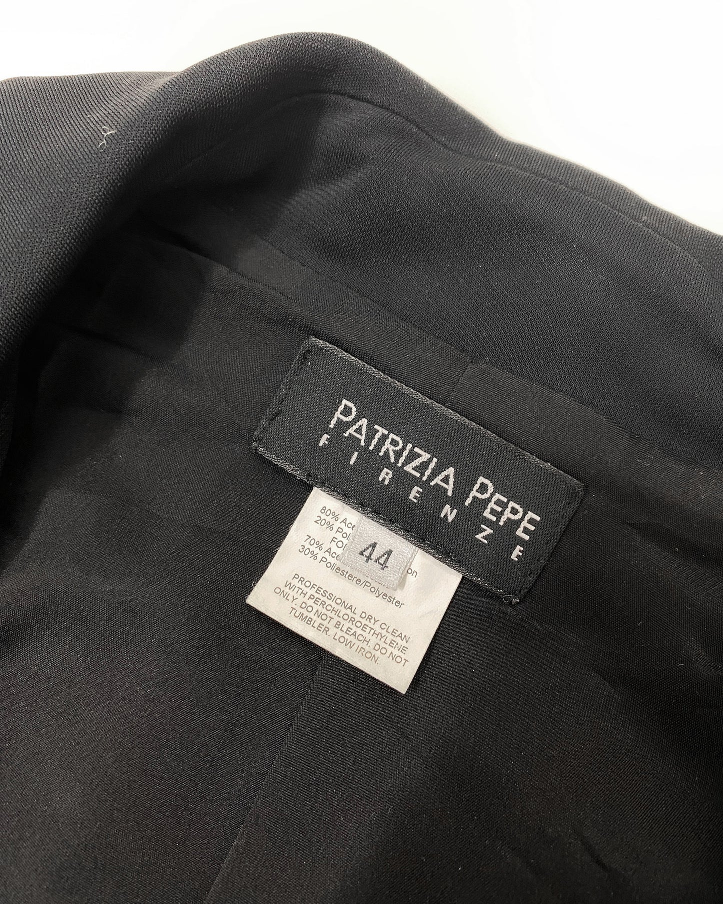 Patrizia Pepe 2010s Big Collar Blazer Jacket Blazer