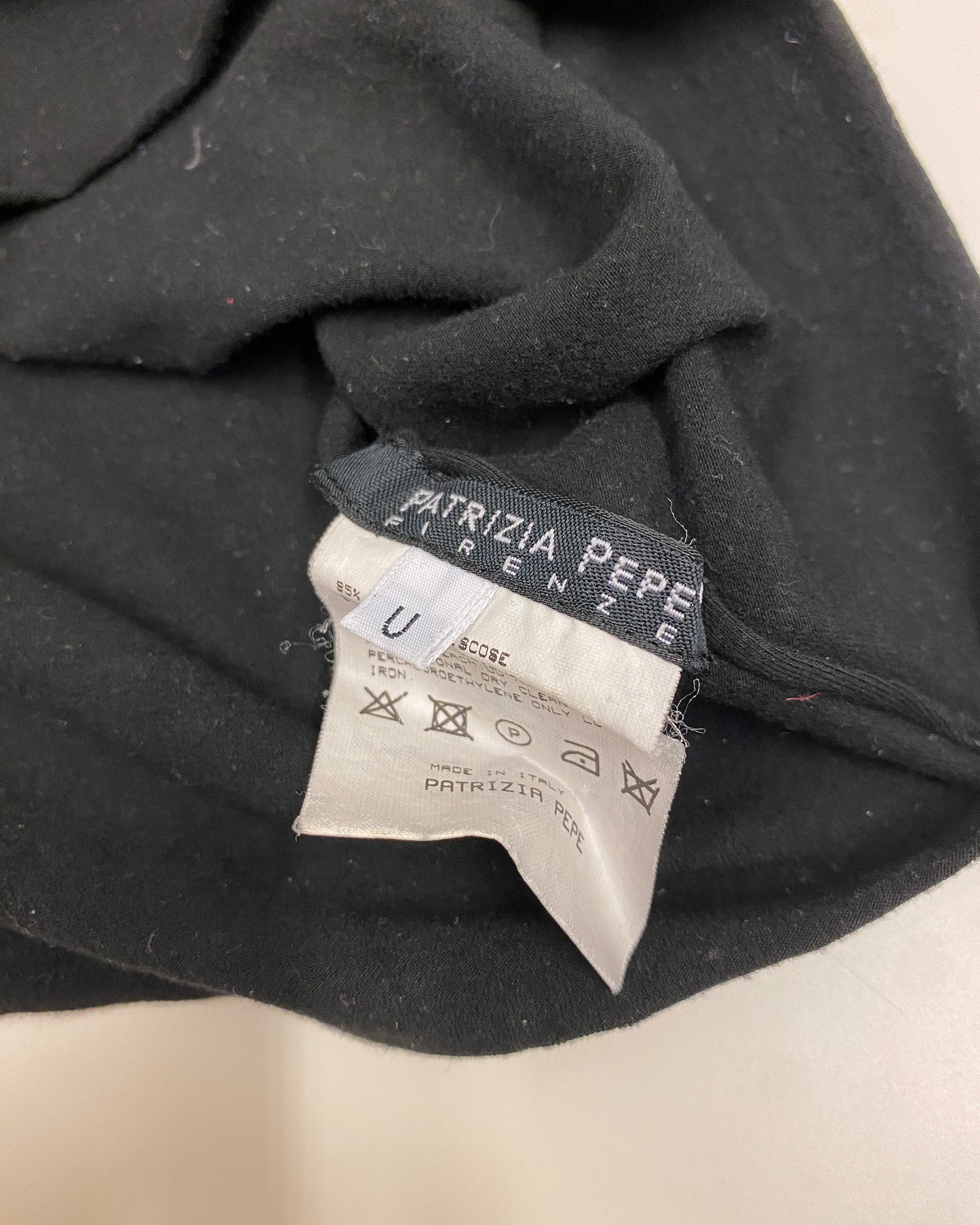 Patrizia Pepe 2000s Longsleeve Turtleneck Top Black