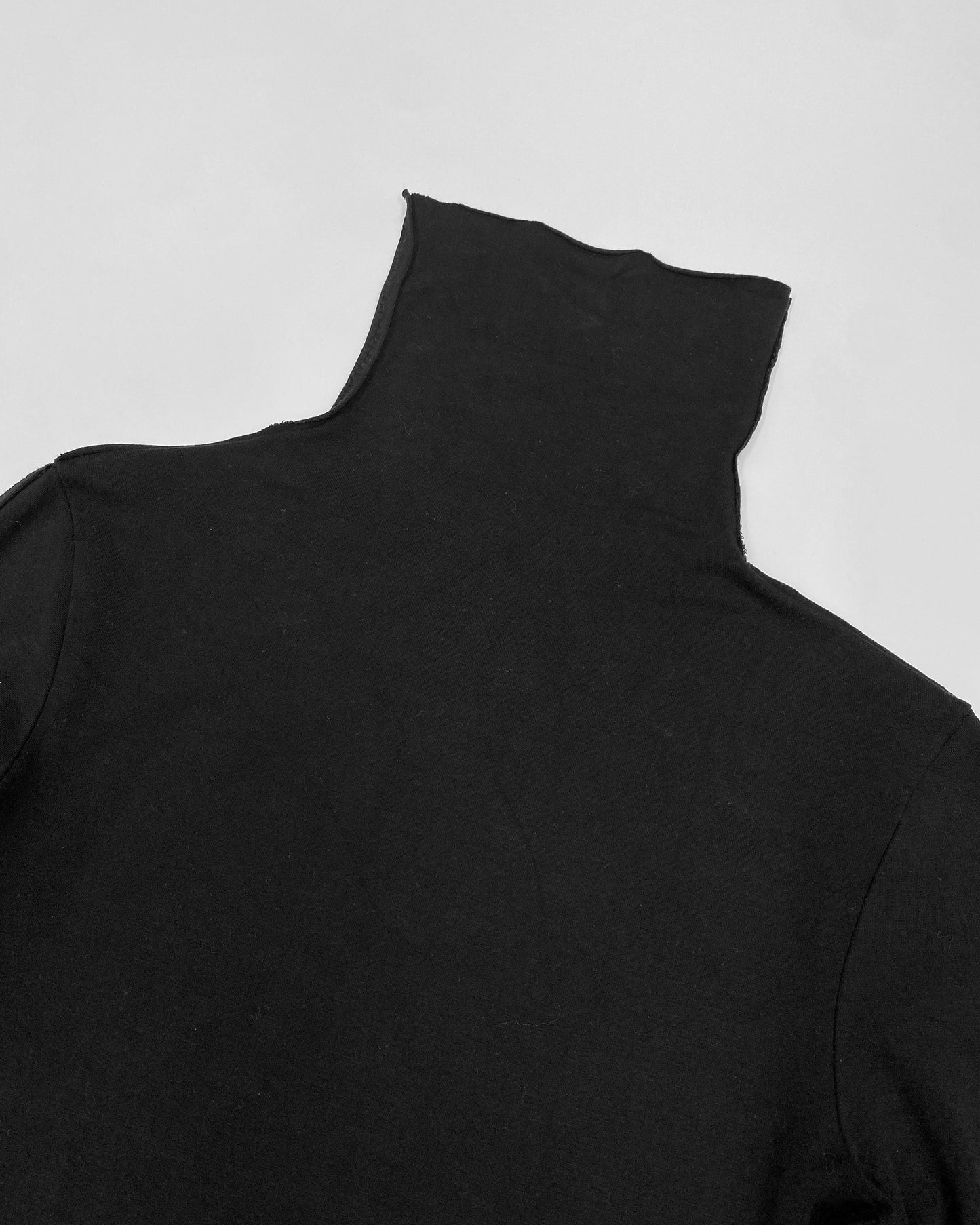 Patrizia Pepe 2000s Longsleeve Turtleneck Top Black