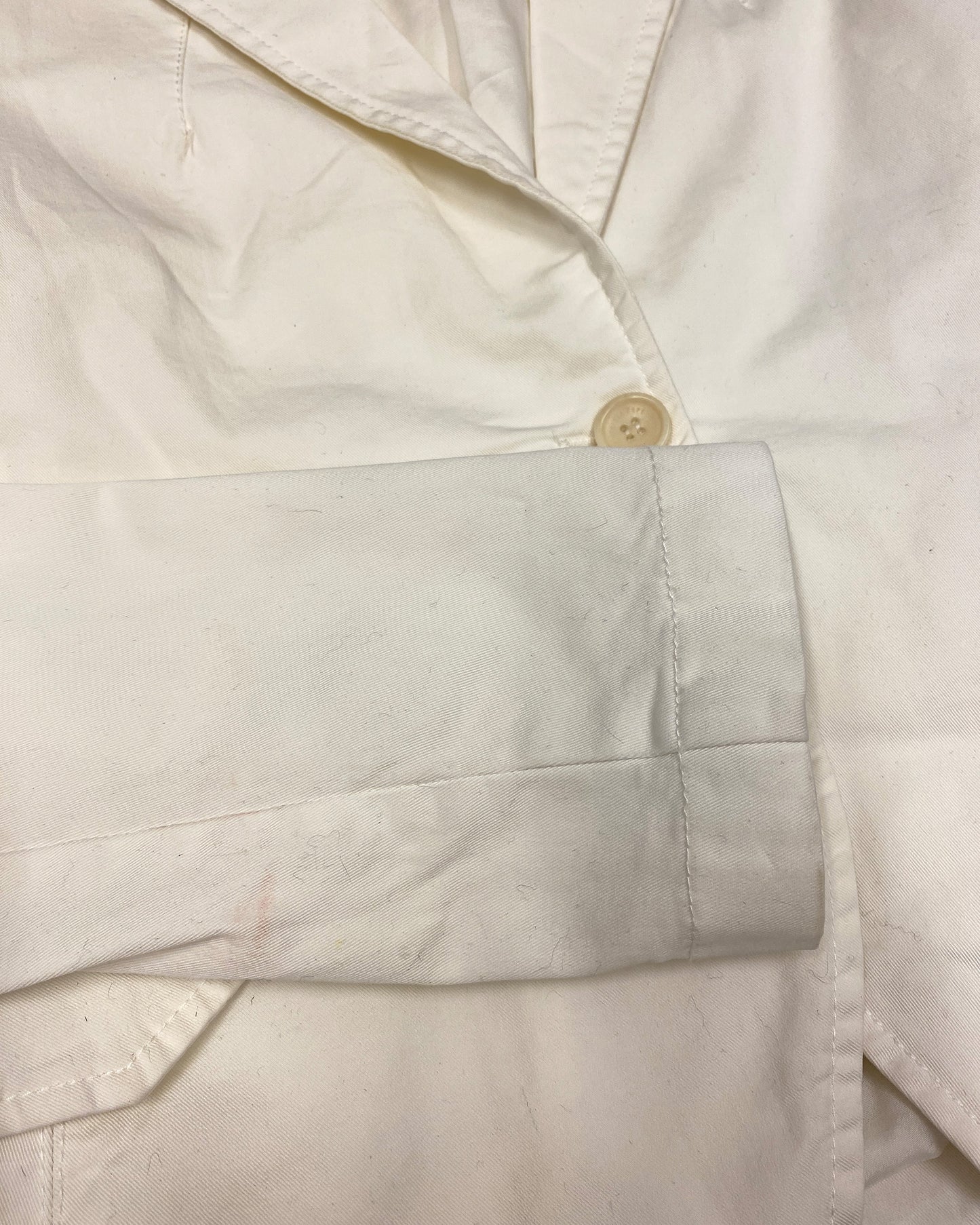 Patrizia Pepe 2010s Stretch Blazer Jacket White