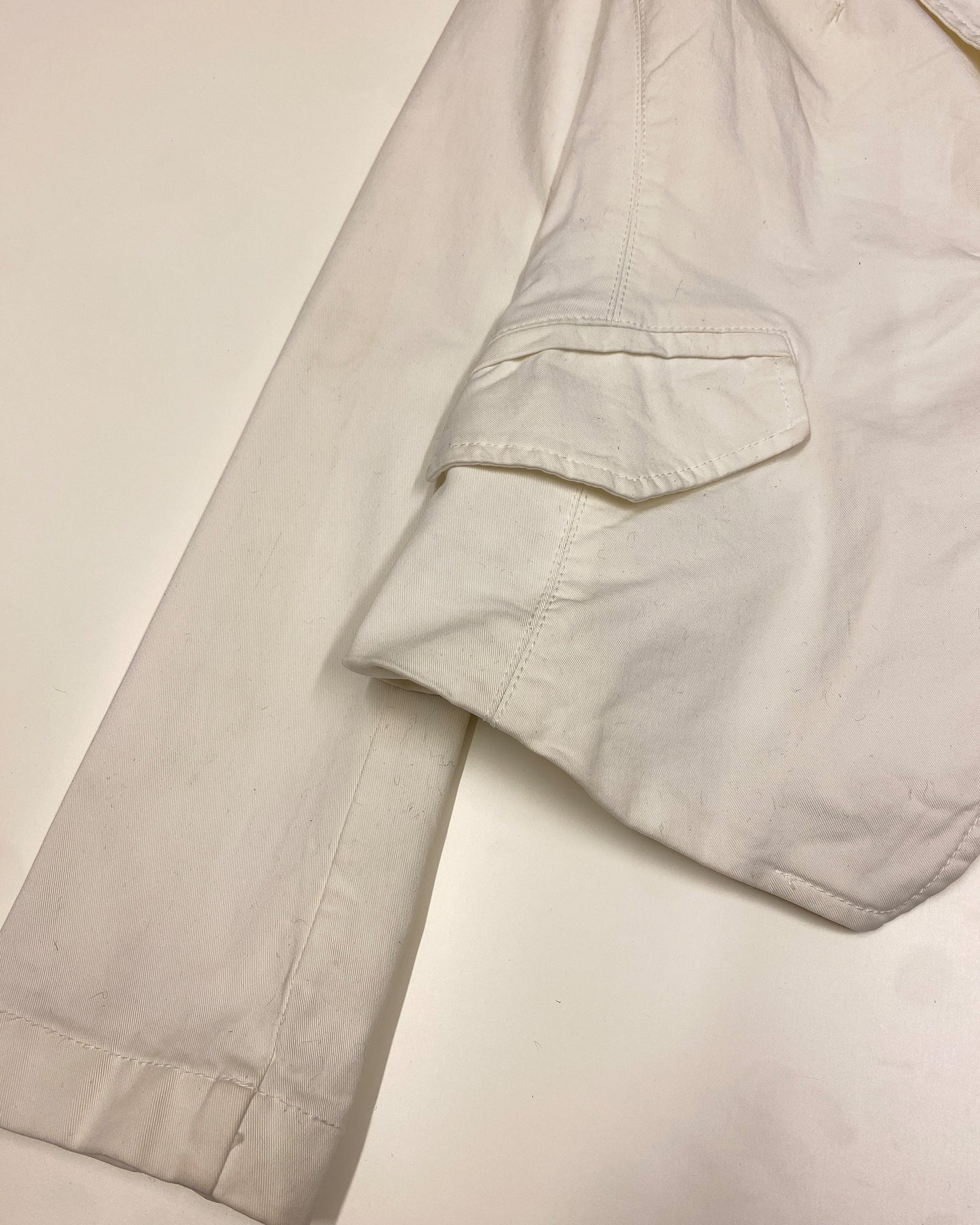 Patrizia Pepe 2010s Stretch Blazer Jacket White