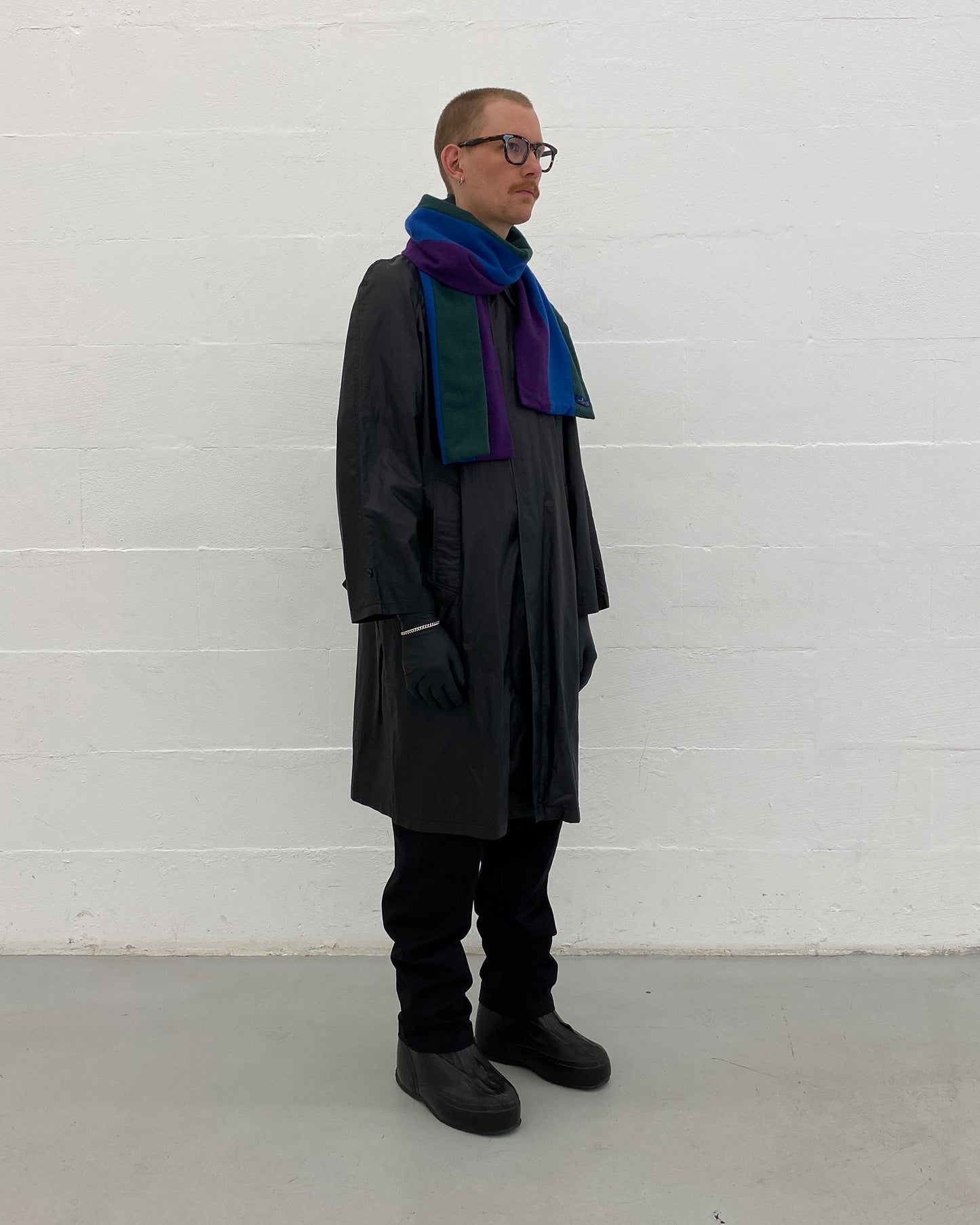 Paul Smith 1990s Light Nylon Coat Black