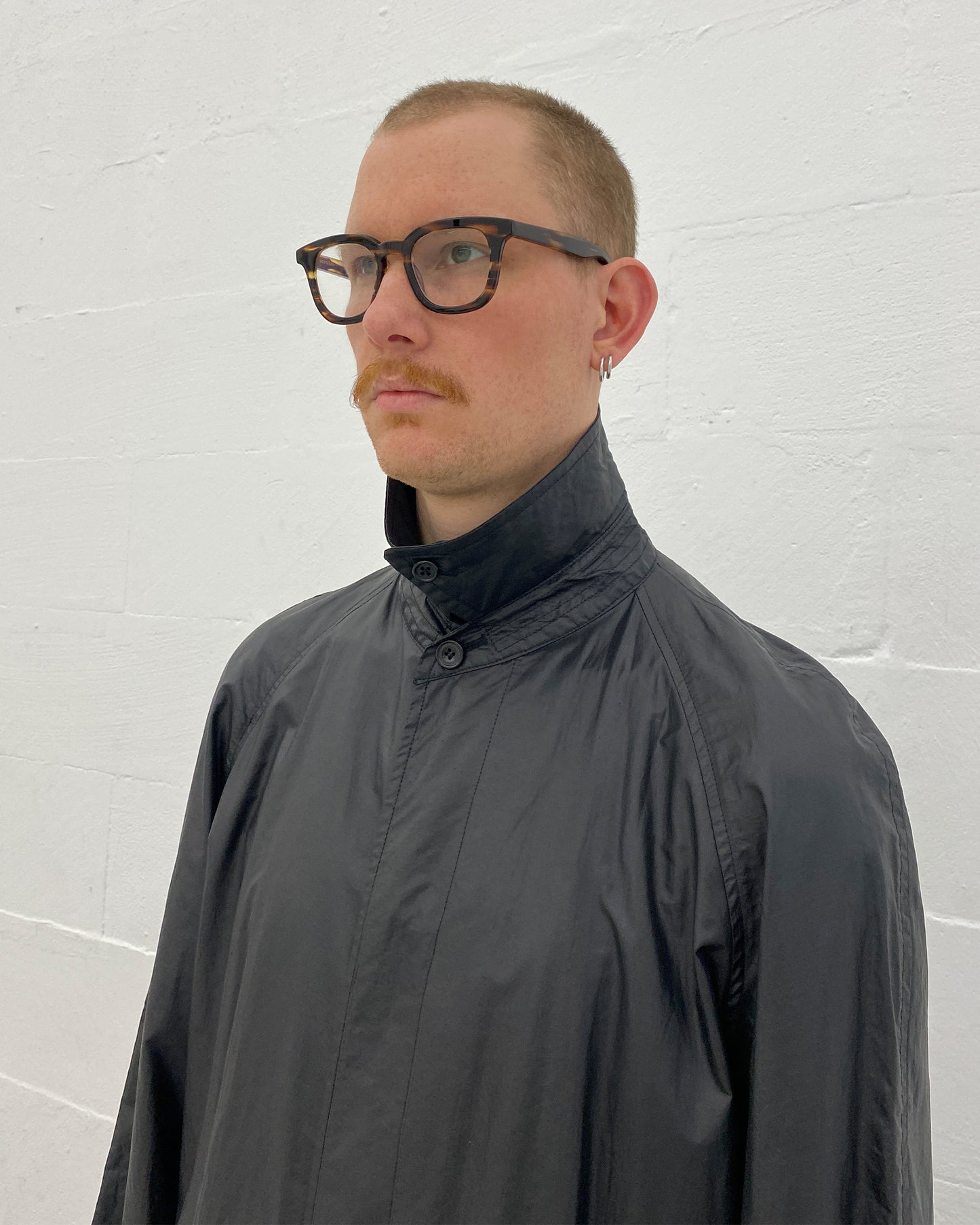 Paul Smith 1990s Light Nylon Coat Black