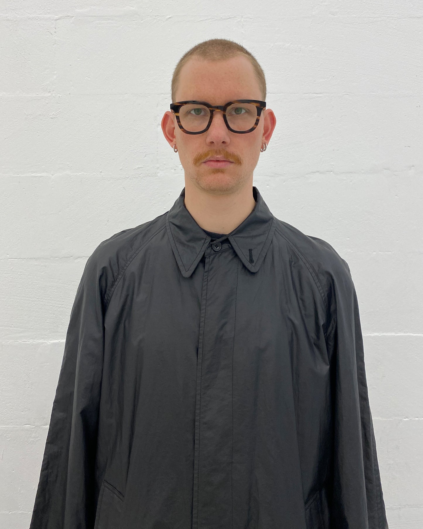 Paul Smith 1990s Light Nylon Coat Black