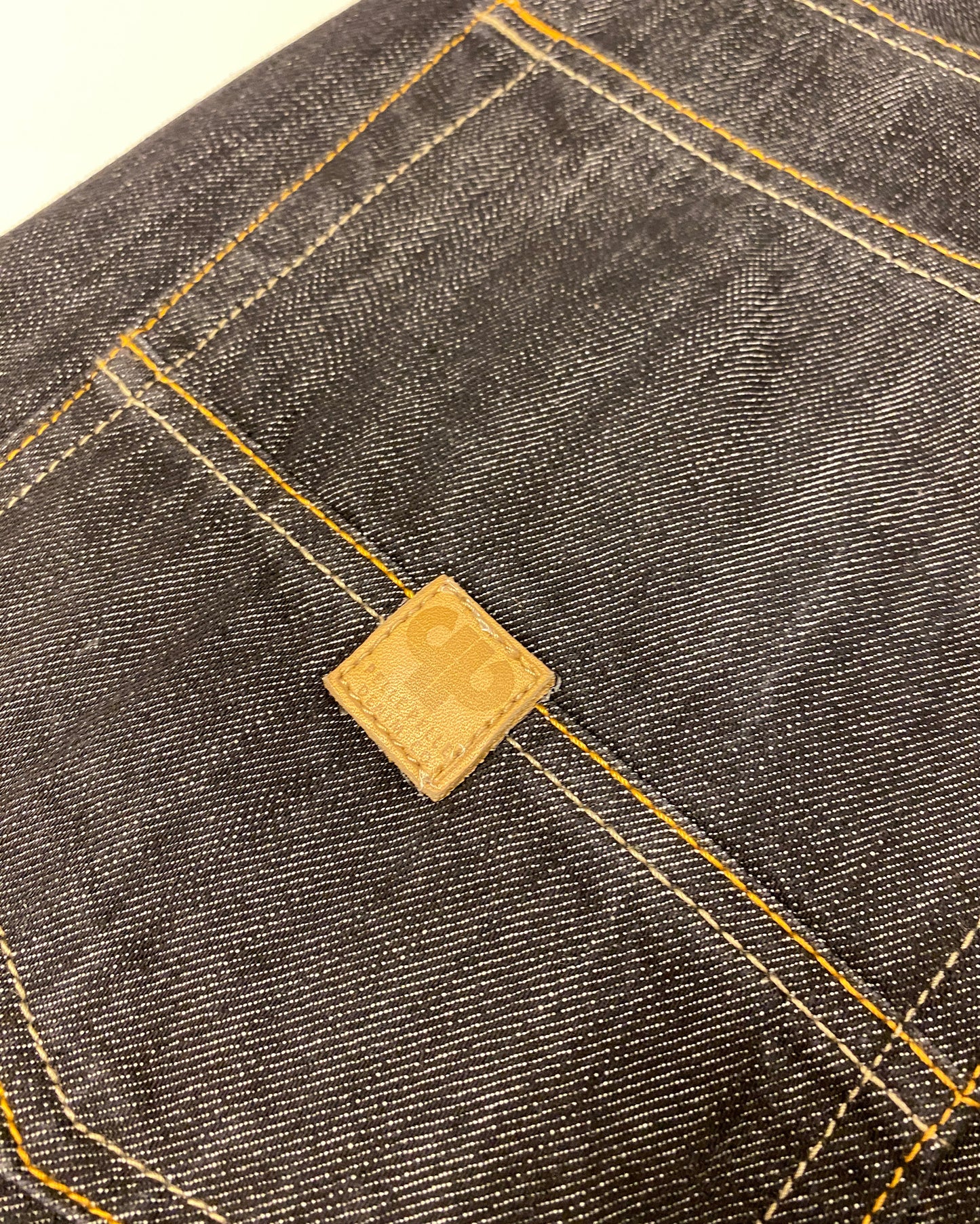 Pelle Pelle 2010s Straight Leg Denim Raw Black