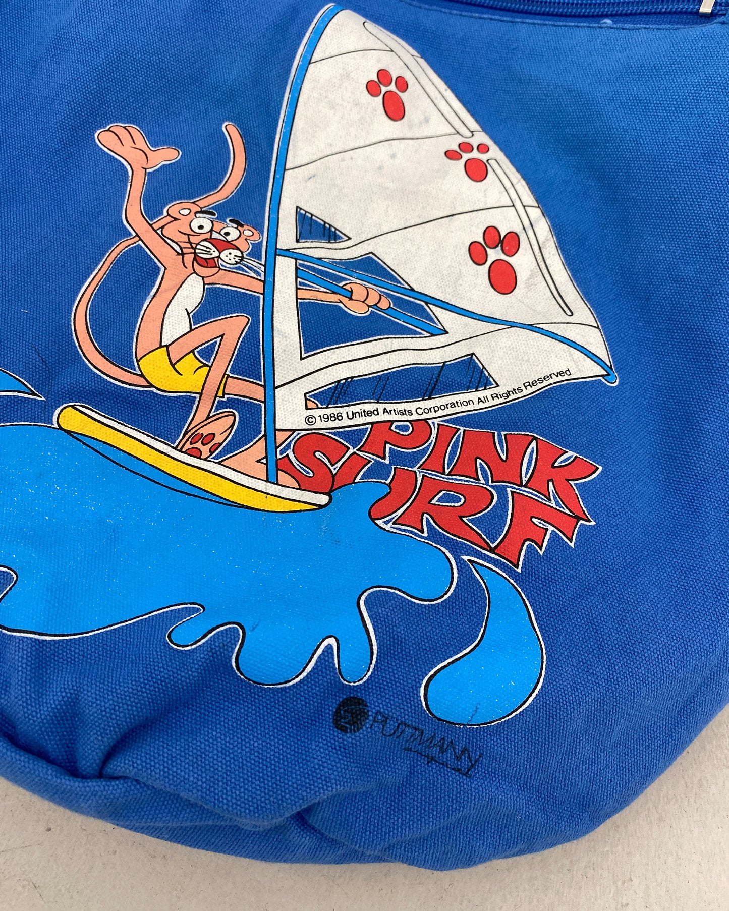 The Pink Panther 1986 Surf Sac Blue