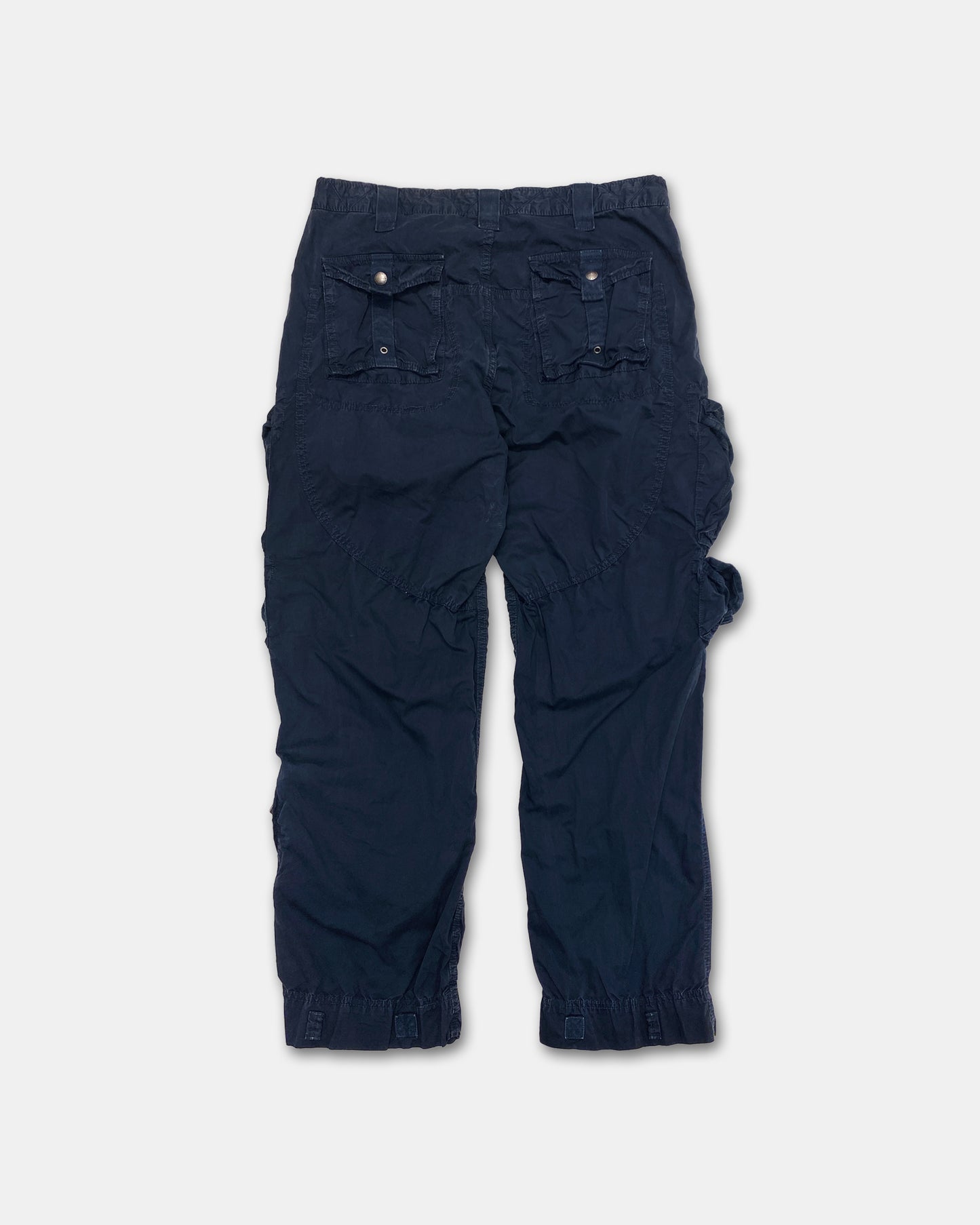 Polo by Ralph Lauren 2000s Multi Pocket Cargo Pants Navy