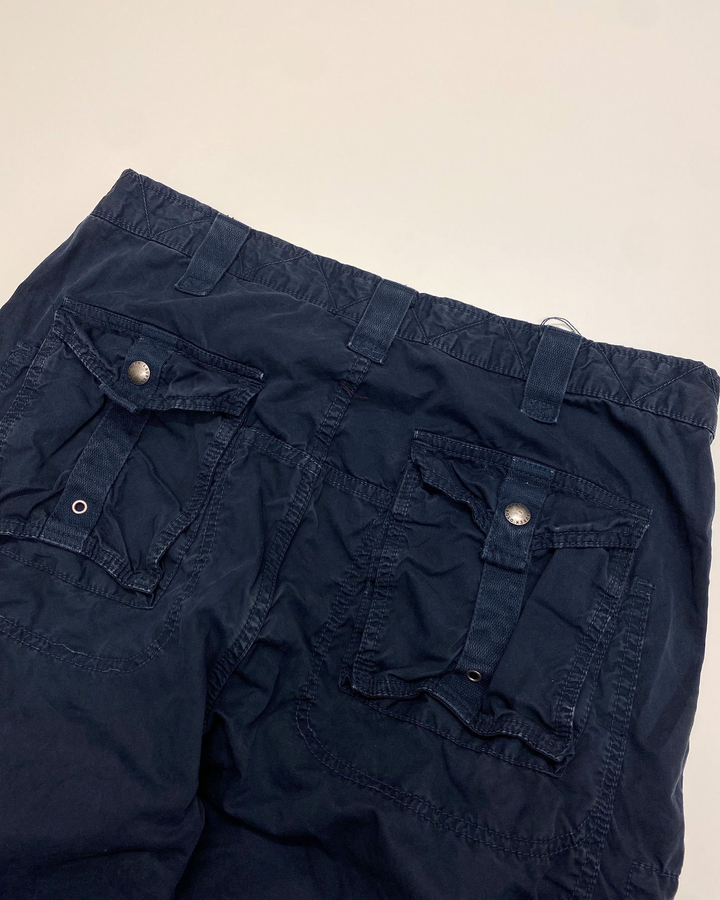 Polo by Ralph Lauren 2000s Multi Pocket Cargo Pants Navy