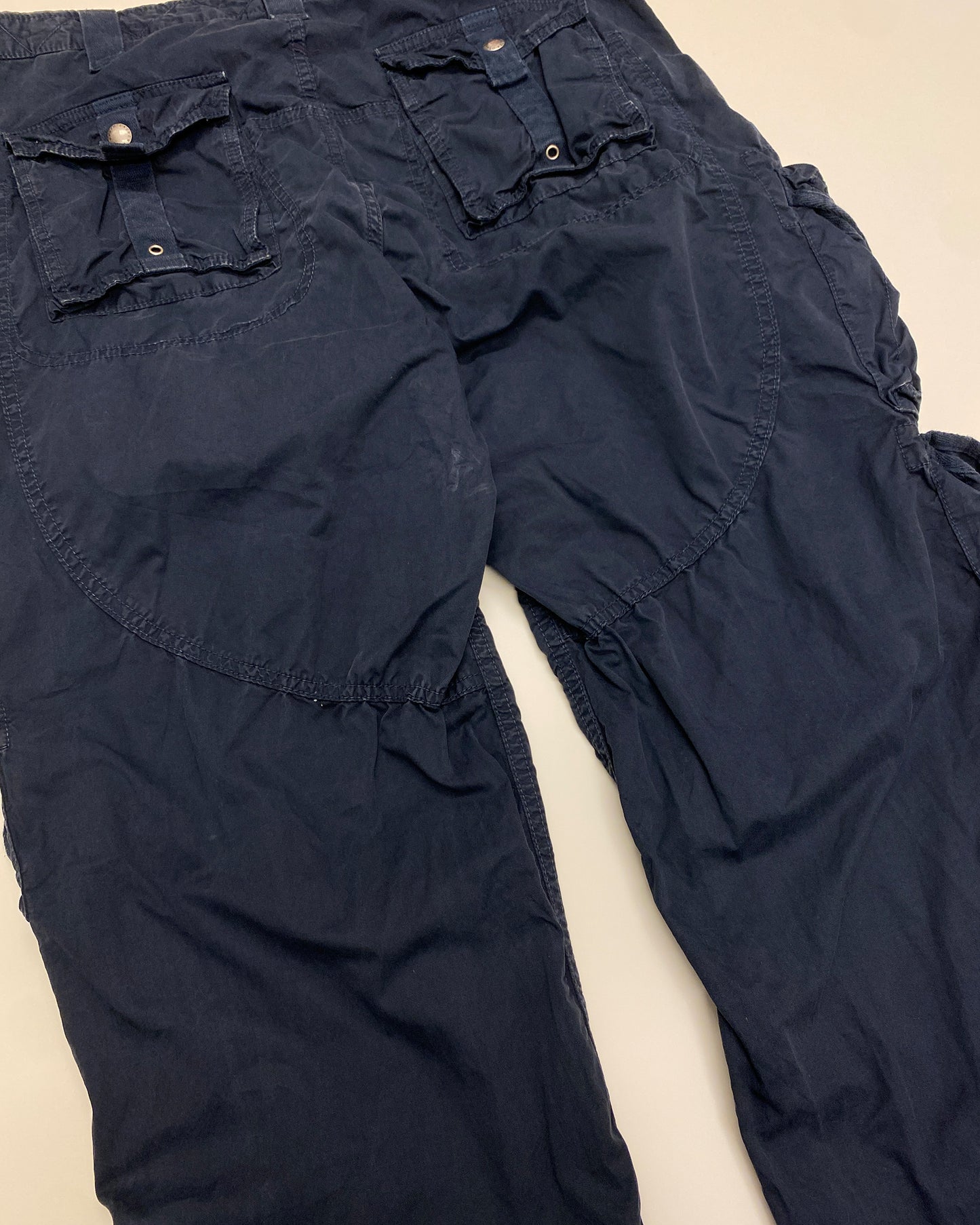 Polo by Ralph Lauren 2000s Multi Pocket Cargo Pants Navy