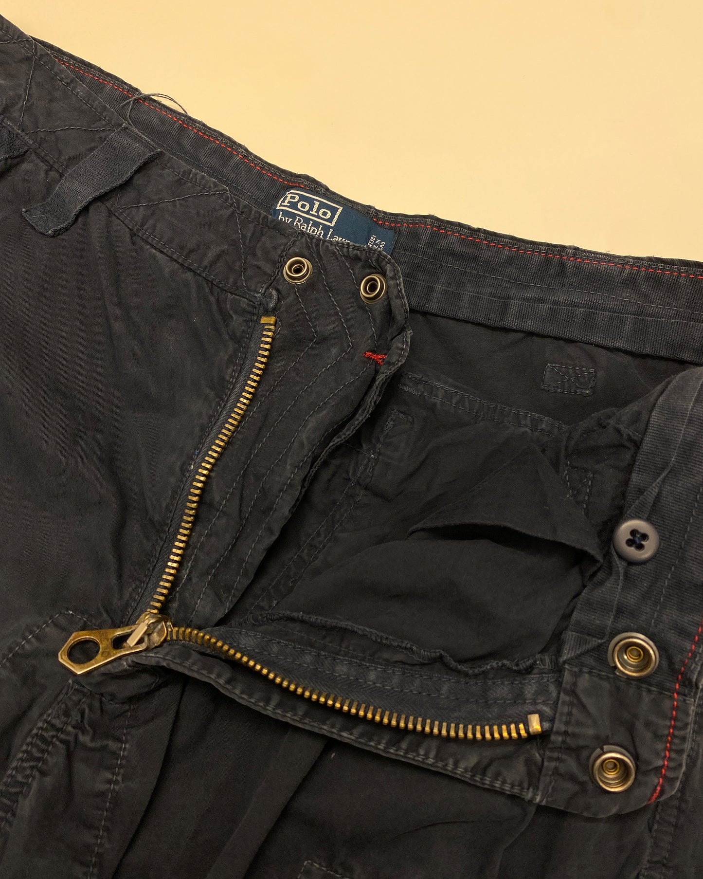 Polo by Ralph Lauren 2000s Multi Pocket Cargo Pants Navy