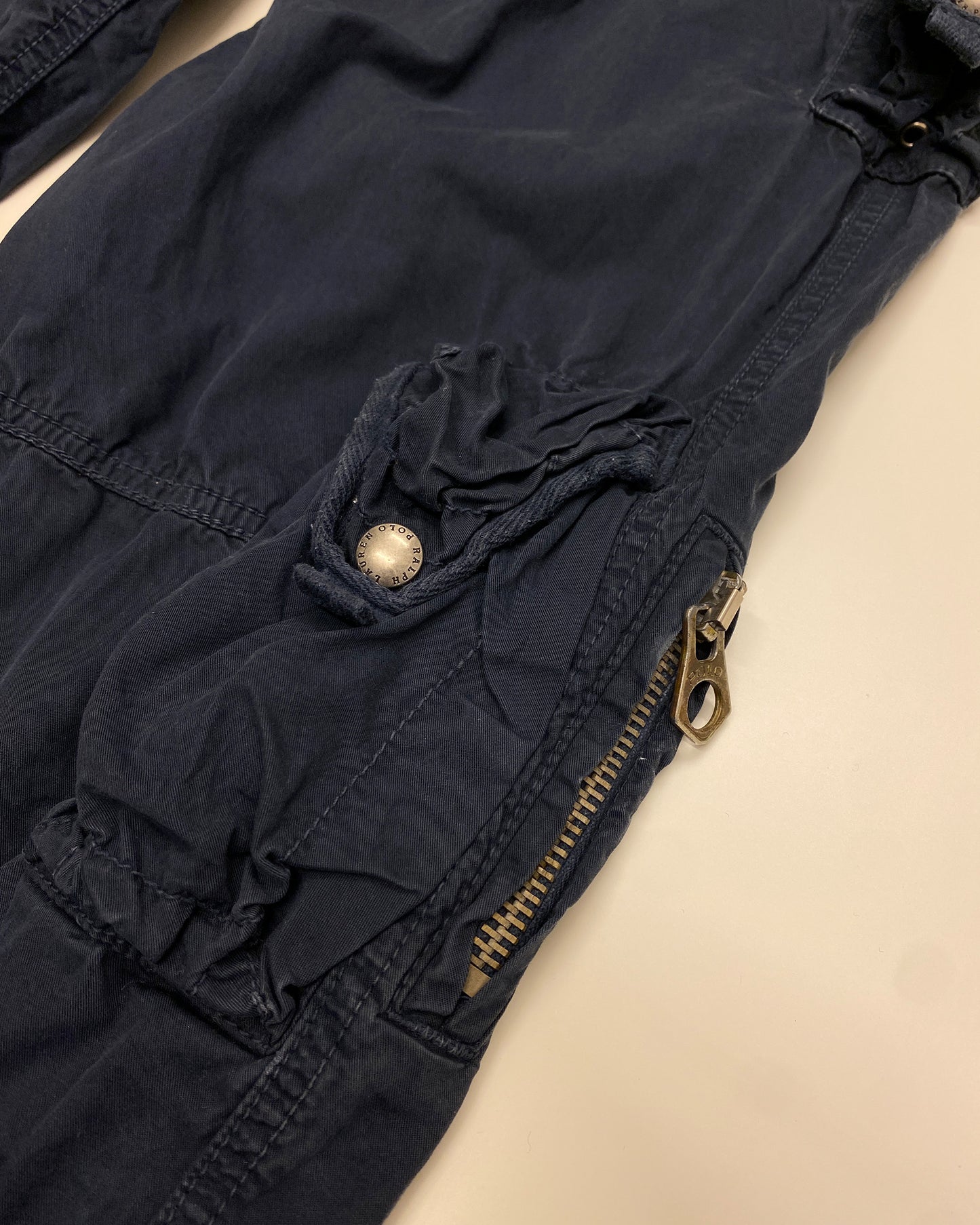 Polo by Ralph Lauren 2000s Multi Pocket Cargo Pants Navy