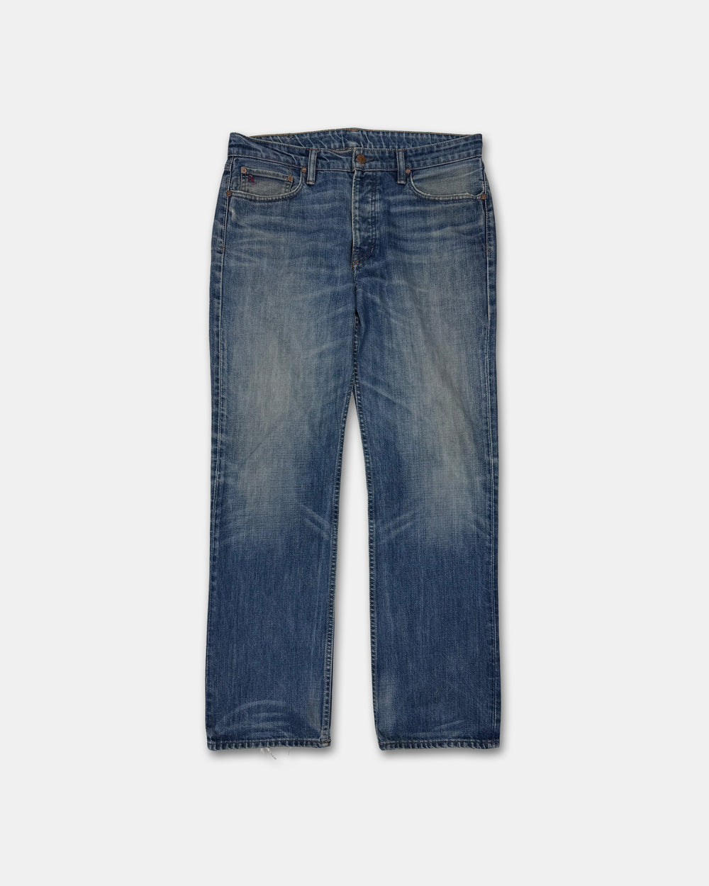 Polo Ralph Lauren 2010s Loose Leg Denim Faded Blue