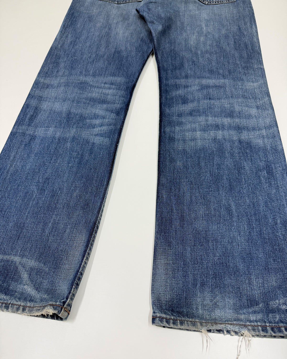 Polo Ralph Lauren 2010s Loose Leg Denim Faded Blue