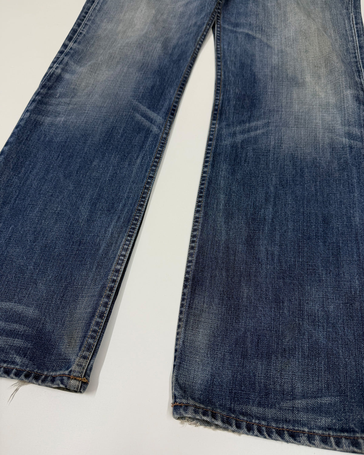 Polo Ralph Lauren 2010s Loose Leg Denim Faded Blue