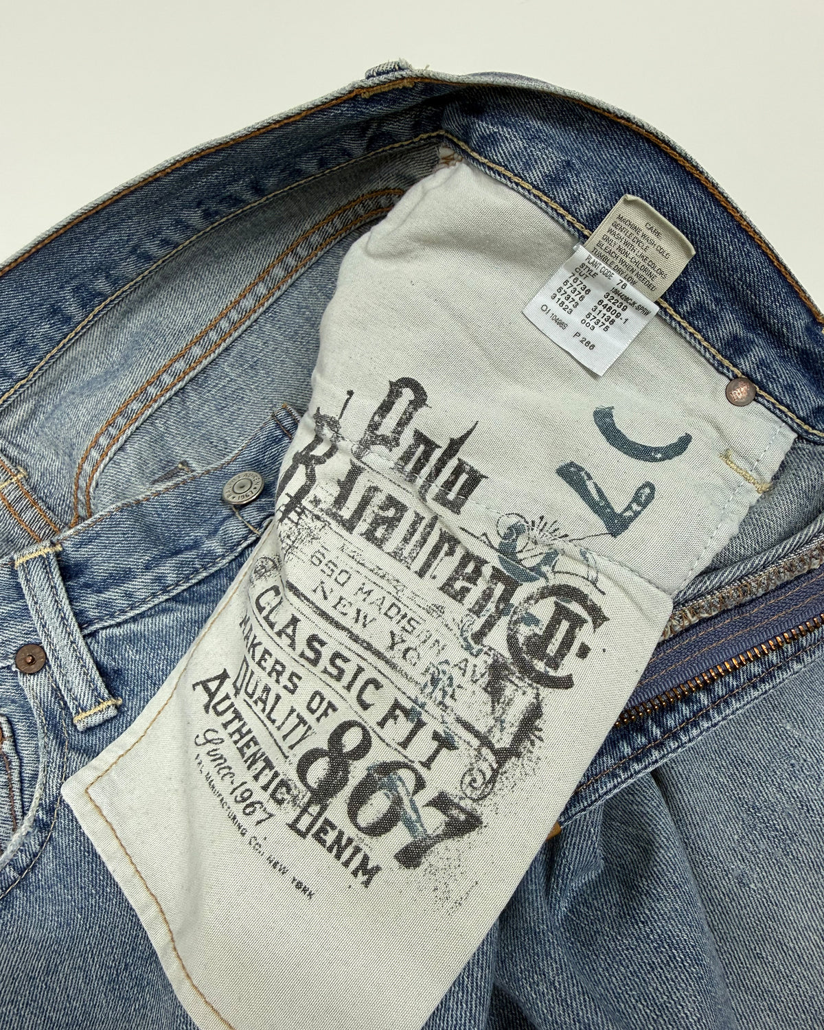 Polo Ralph Lauren 2010s Loose Leg Denim Light Blue