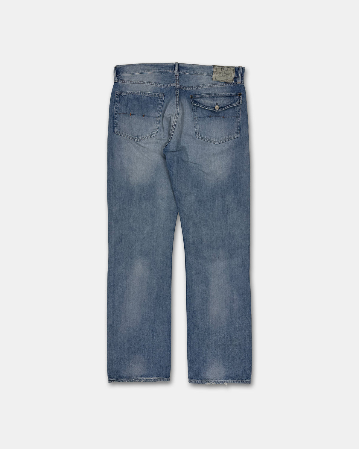 Polo Ralph Lauren 2010s Flap Back Pocket Leg Denim Light Blue