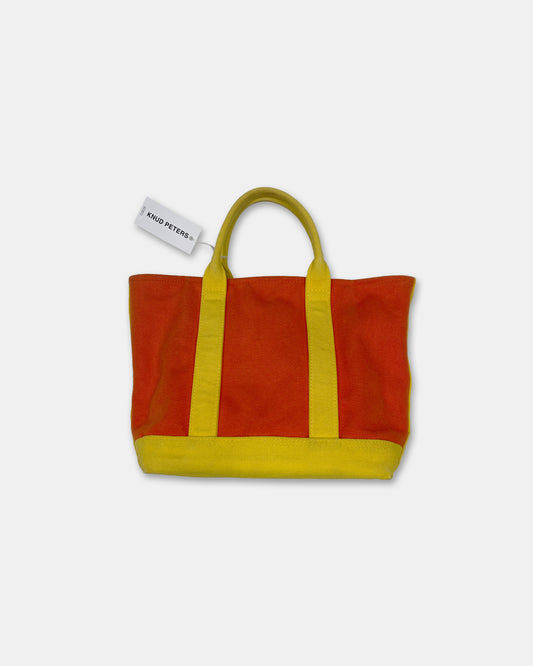Ralph Lauren 2010s Heavy Cotton Tote Bag Orange Yellow