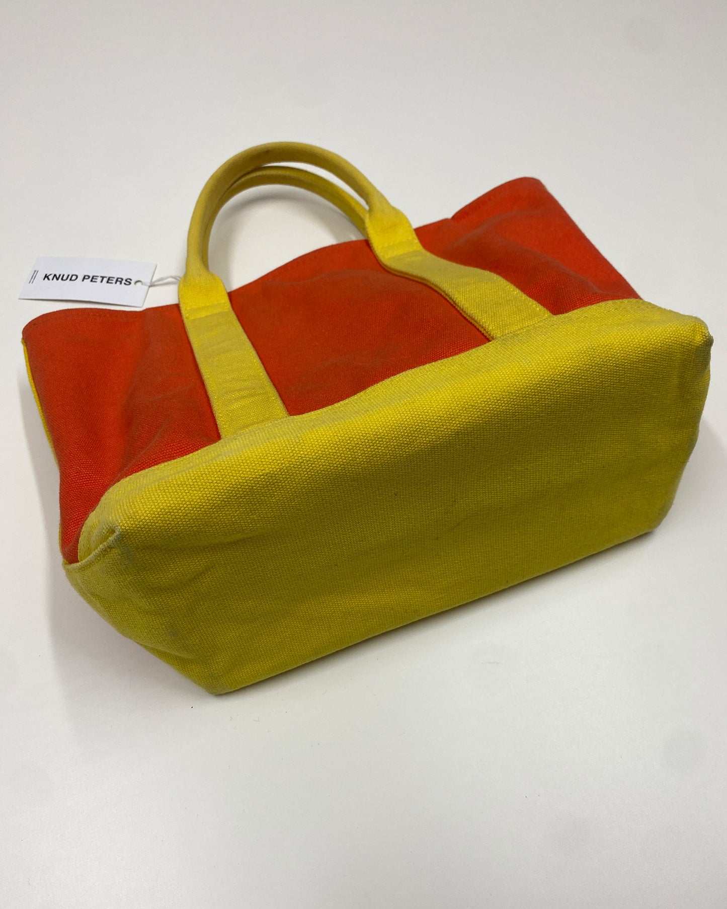 Ralph Lauren 2010s Heavy Cotton Tote Bag Orange Yellow
