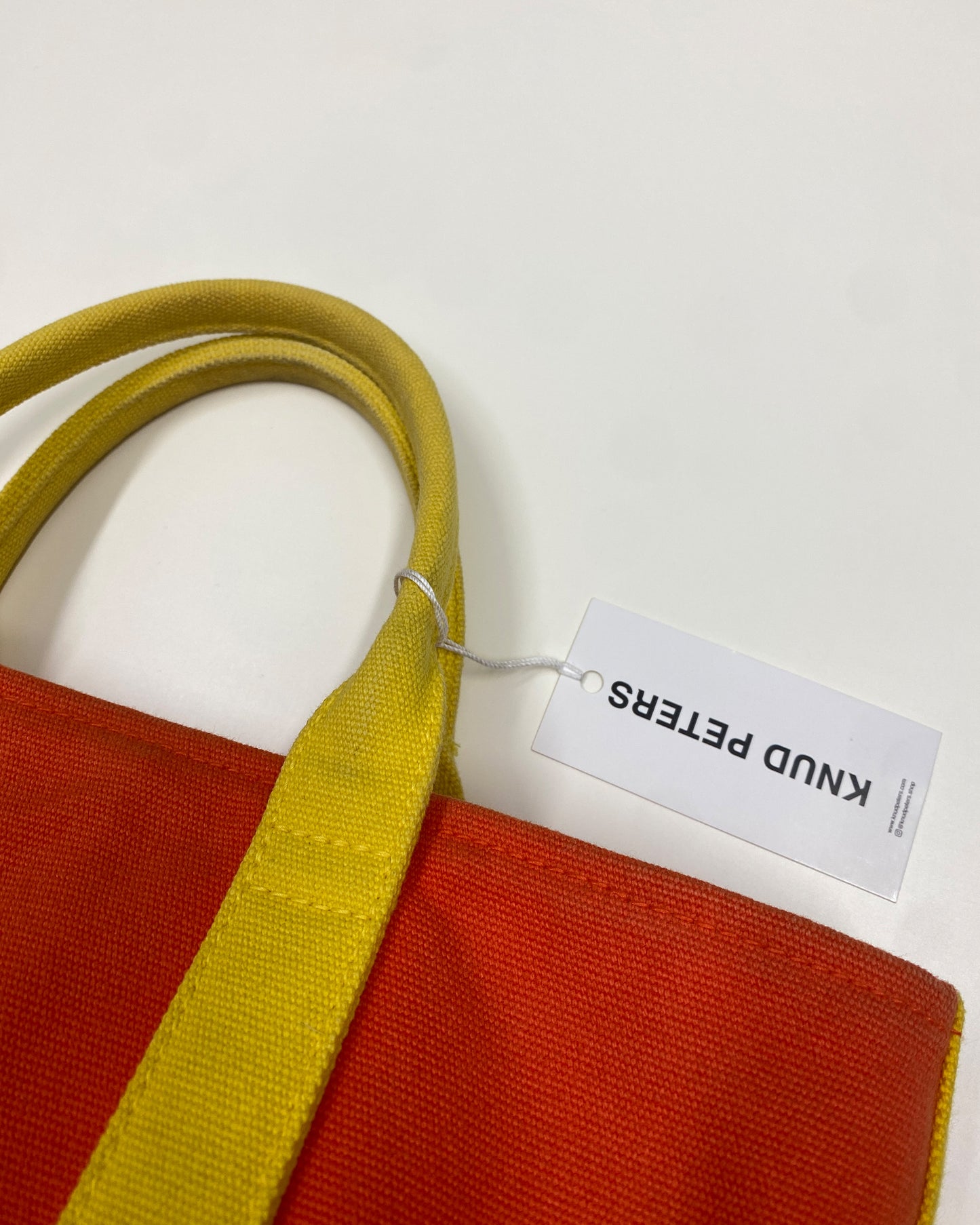 Ralph Lauren 2010s Heavy Cotton Tote Bag Orange Yellow
