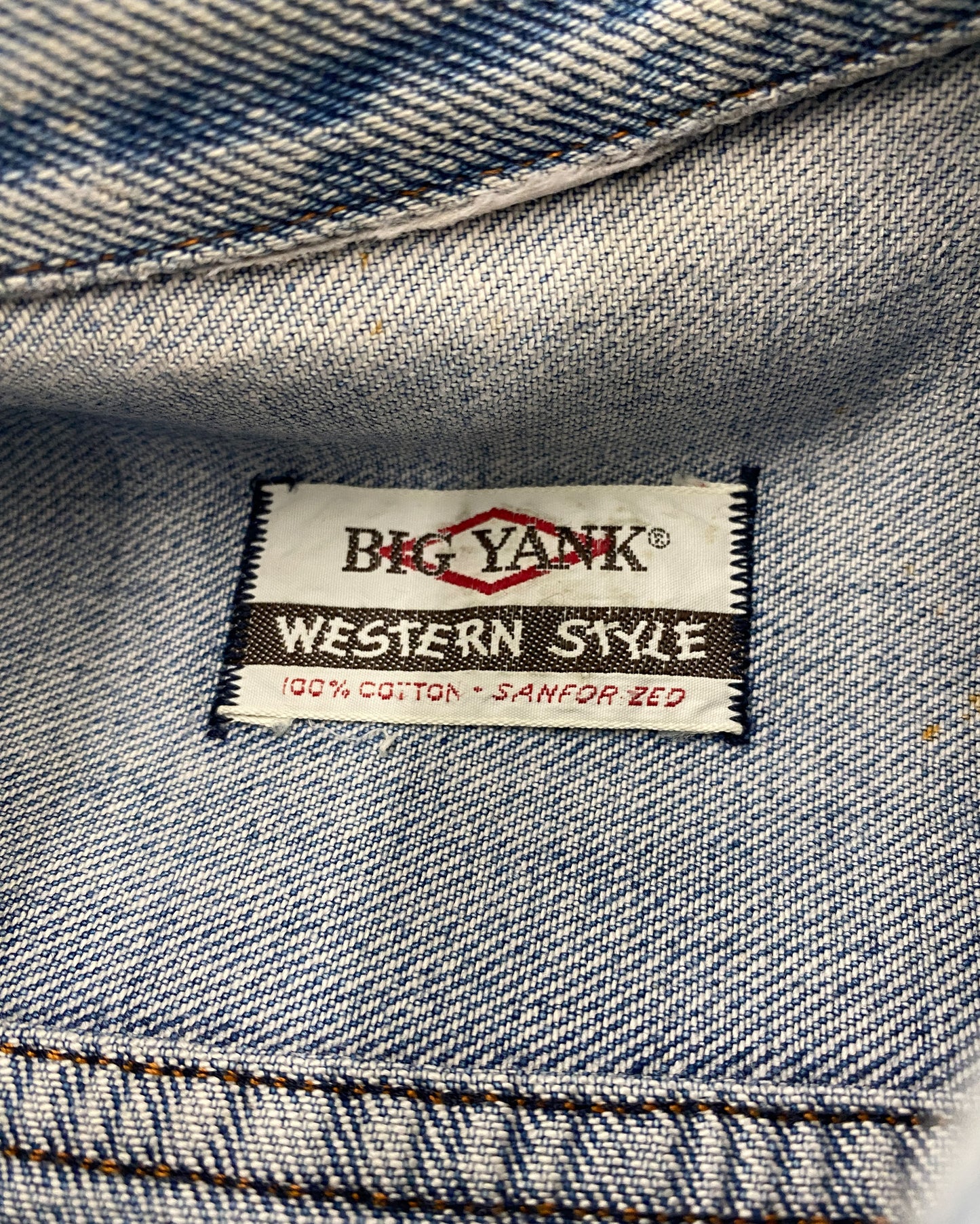 Salvation x Big Yank 1990s Porn-Star Cut Off Sleeve Selvedge Denim Vest Blue